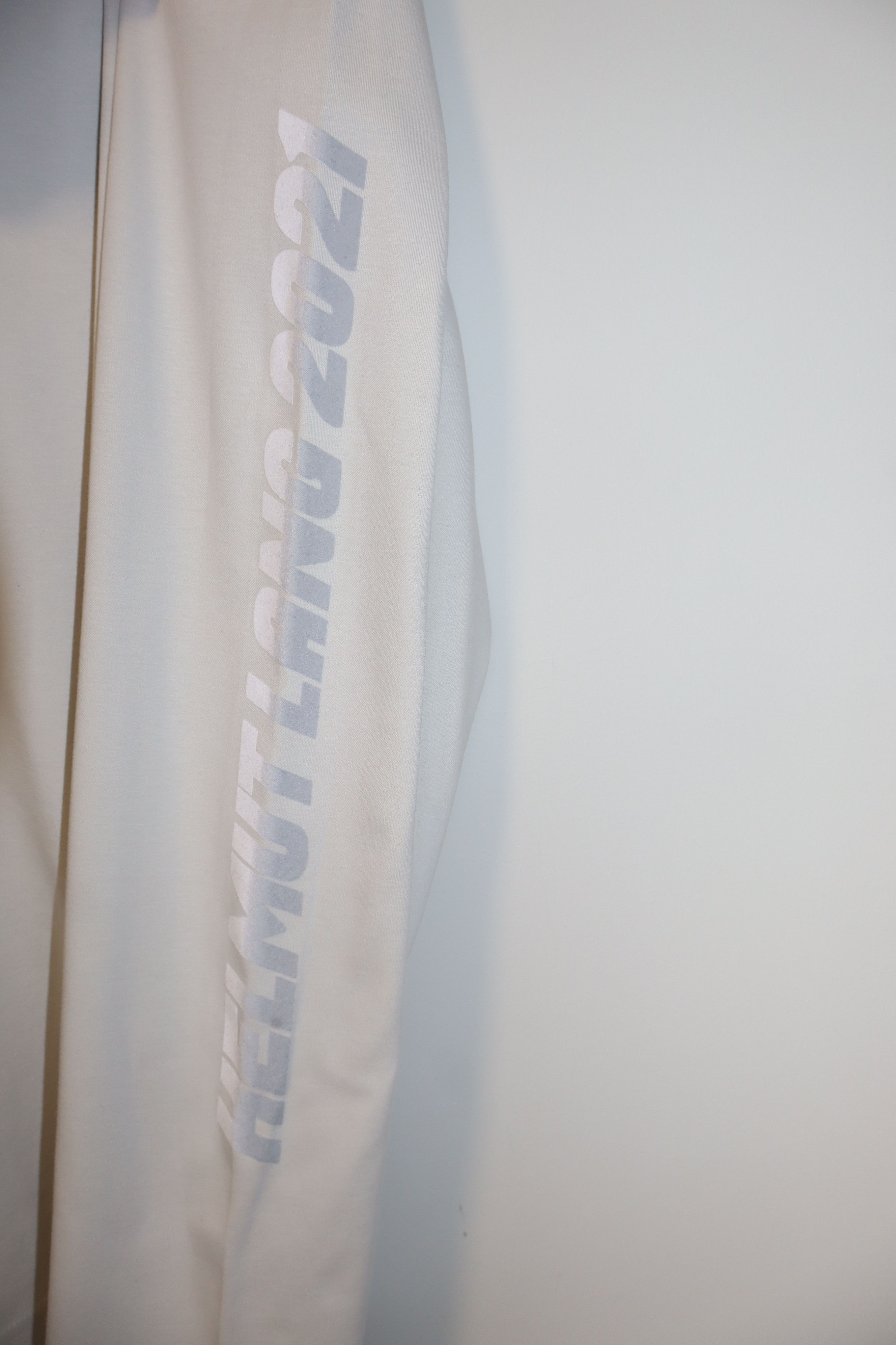 Helmut Lang Taupe Piping Long Sleeve T-Shirt Size US M / EU 48-50 / 2 - 6 Thumbnail