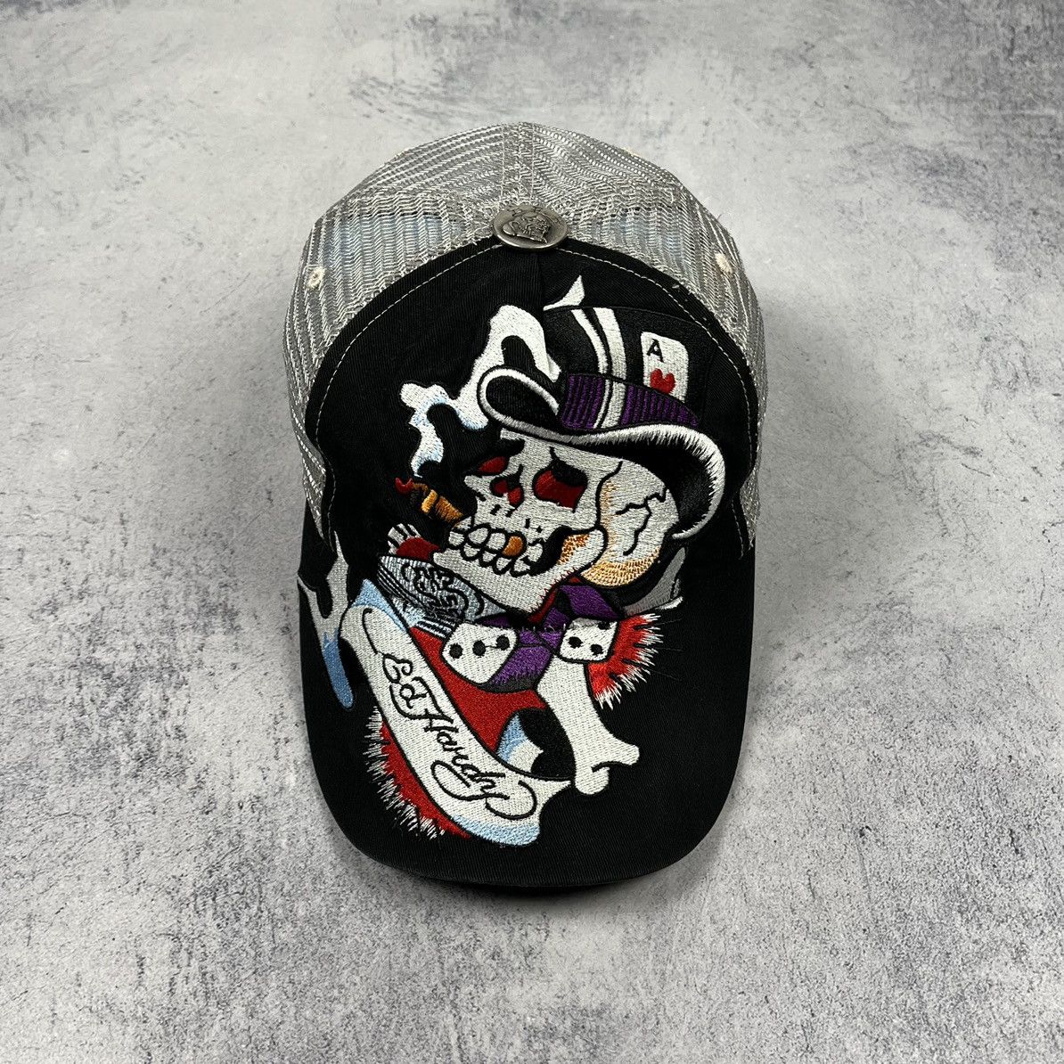 Ed Hardy Vintage Ed Hardy skulls y2k trucker cap 90’s Size ONE SIZE - 2 Thumbnail