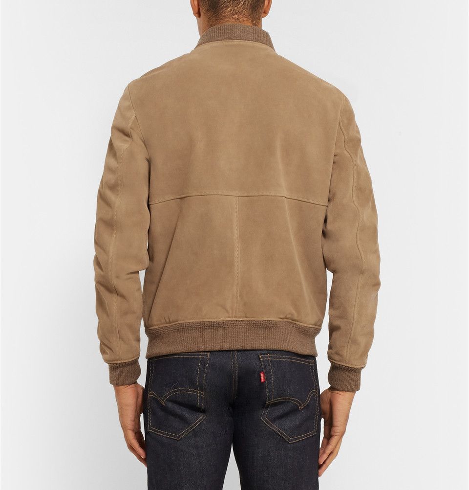 A.P.C. × Louis W. Ferries Suede Bomber Jacket Size US S / EU 44-46 / 1 - 7 Thumbnail