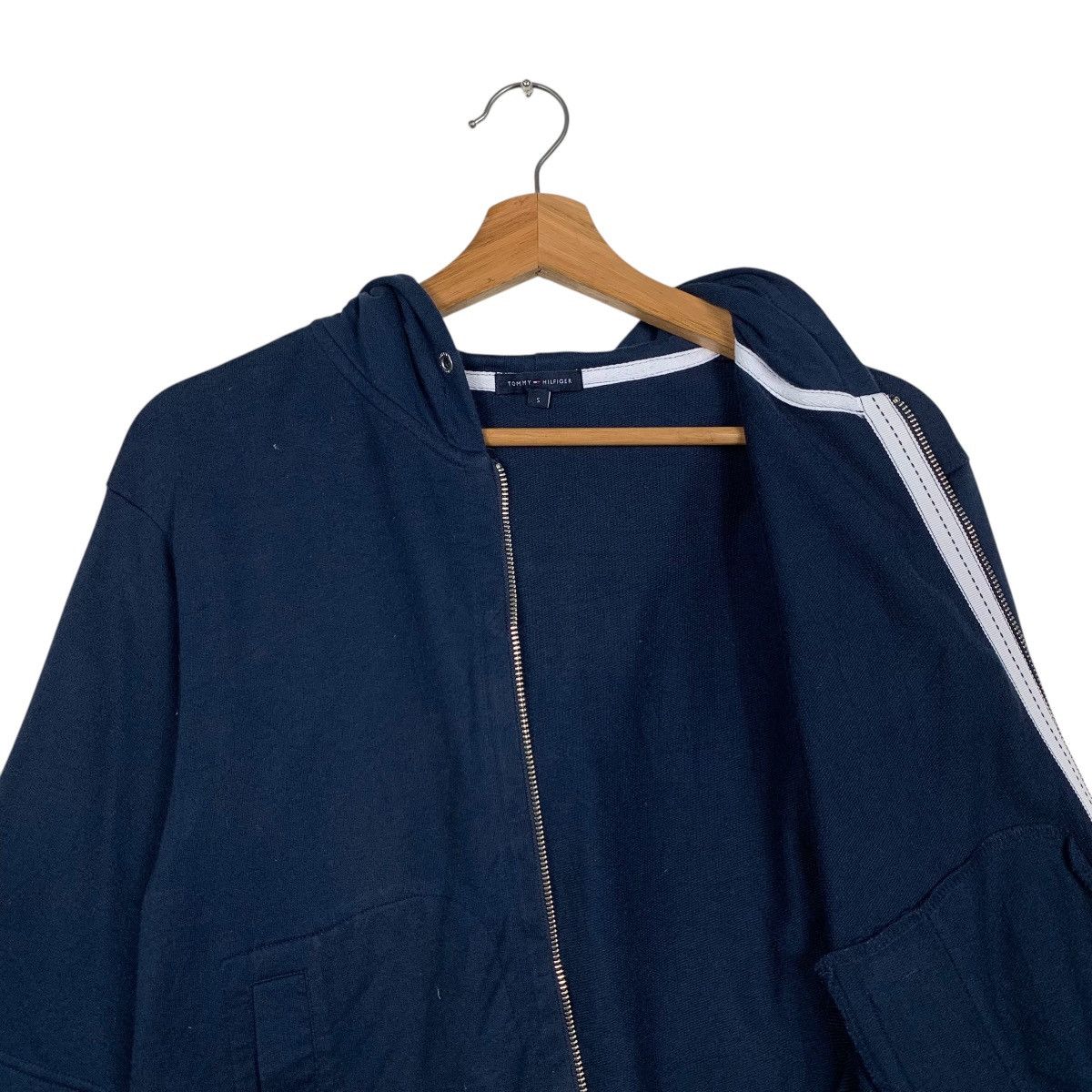Tommy Hilfiger TOMMY HILFIGER 3q Sleeve Zipper Hoodies #1692-C75 Size S / US 4 / IT 40 - 12 Thumbnail