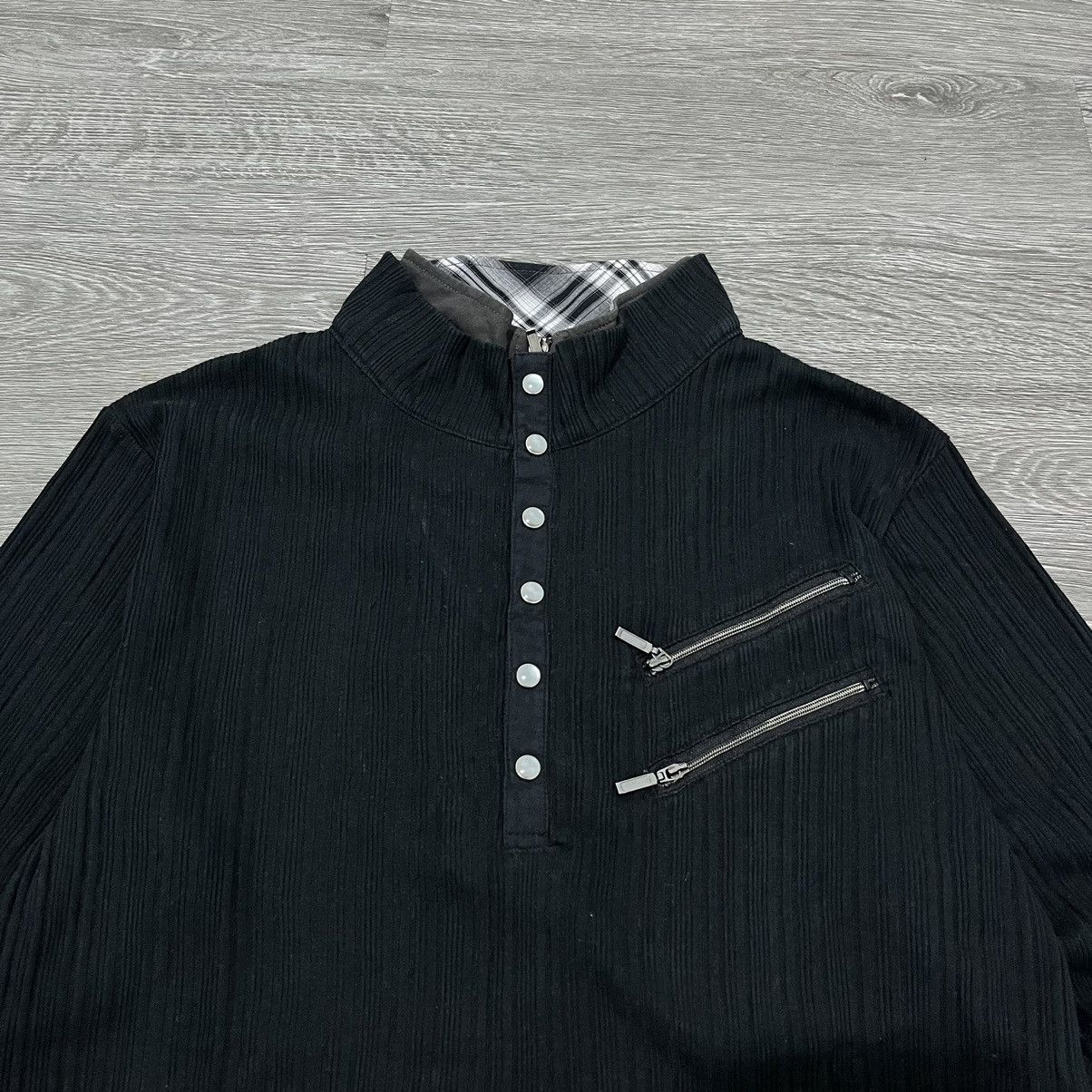 If Six Was Nine × Japanese Brand × Le Grande Bleu (L.G.B.) Men's Ba-tsu Double Layer Turtleneck Long Sleeve Size US S / EU 44-46 / 1 - 2 Thumbnail