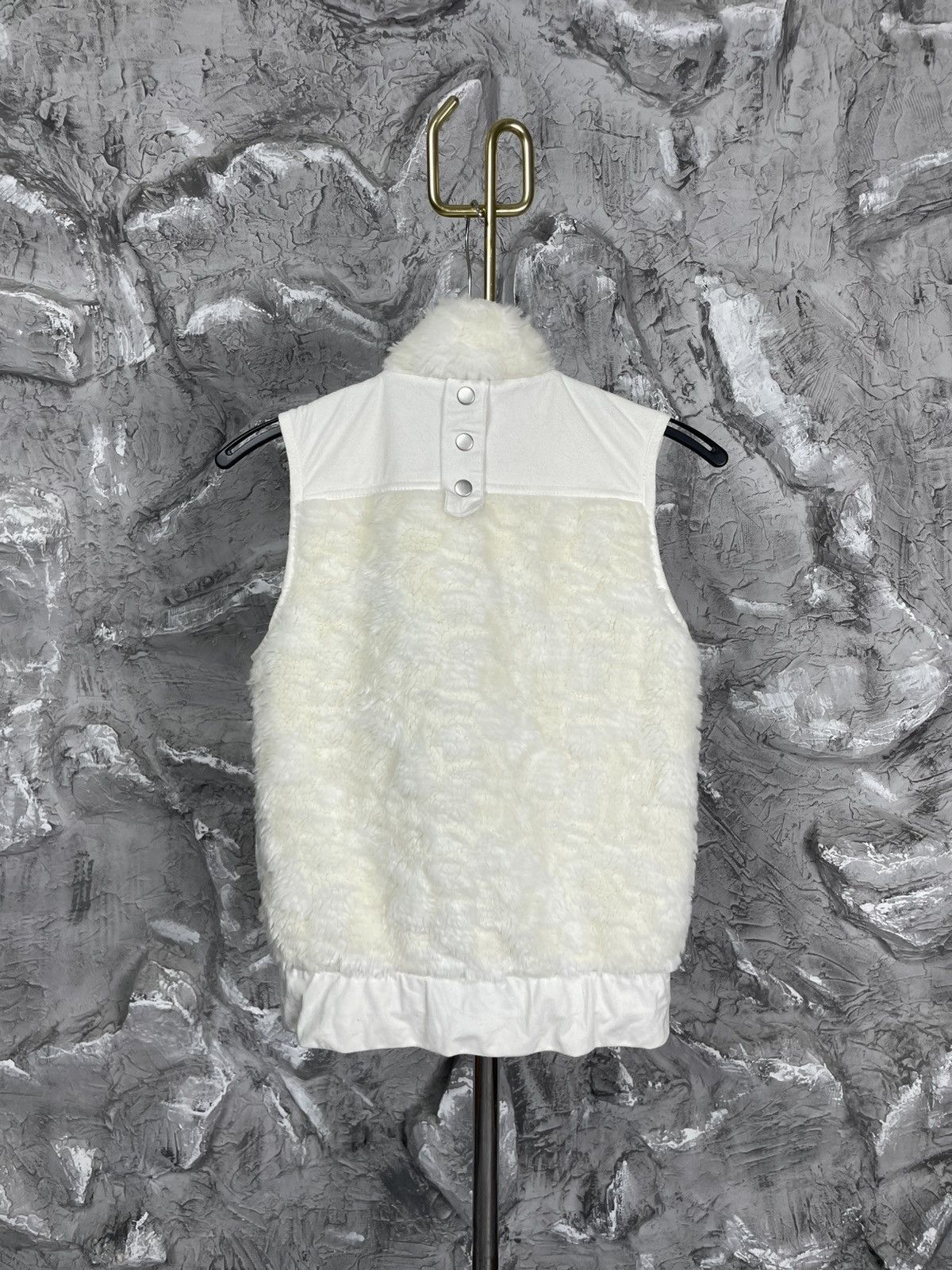 If Six Was Nine 2000s Y2K Fur Vest Japanese Opium Archive