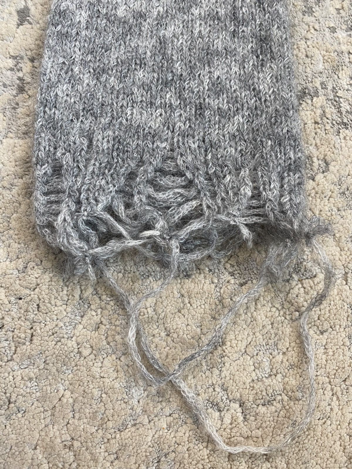 Number (N)ine FW09 "A Closed Feeling" Knit Distressed Arm Warmers (1) Size ONE SIZE - 2 Thumbnail