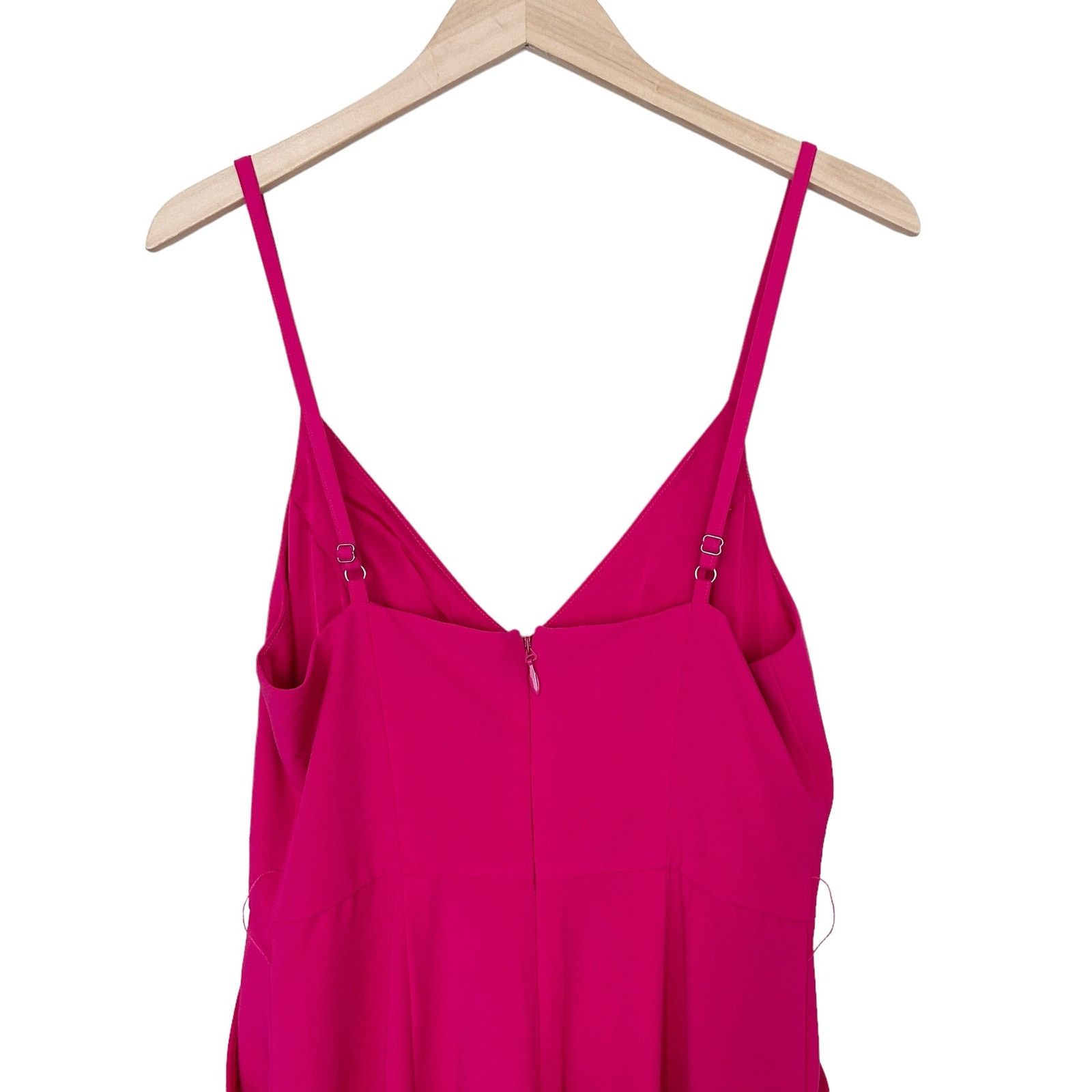 Bebe Bebe Pink Spaghetti Strap Belted Jumpsuit Sz 8 Size 30" / US 8 / IT 44 - 7 Thumbnail