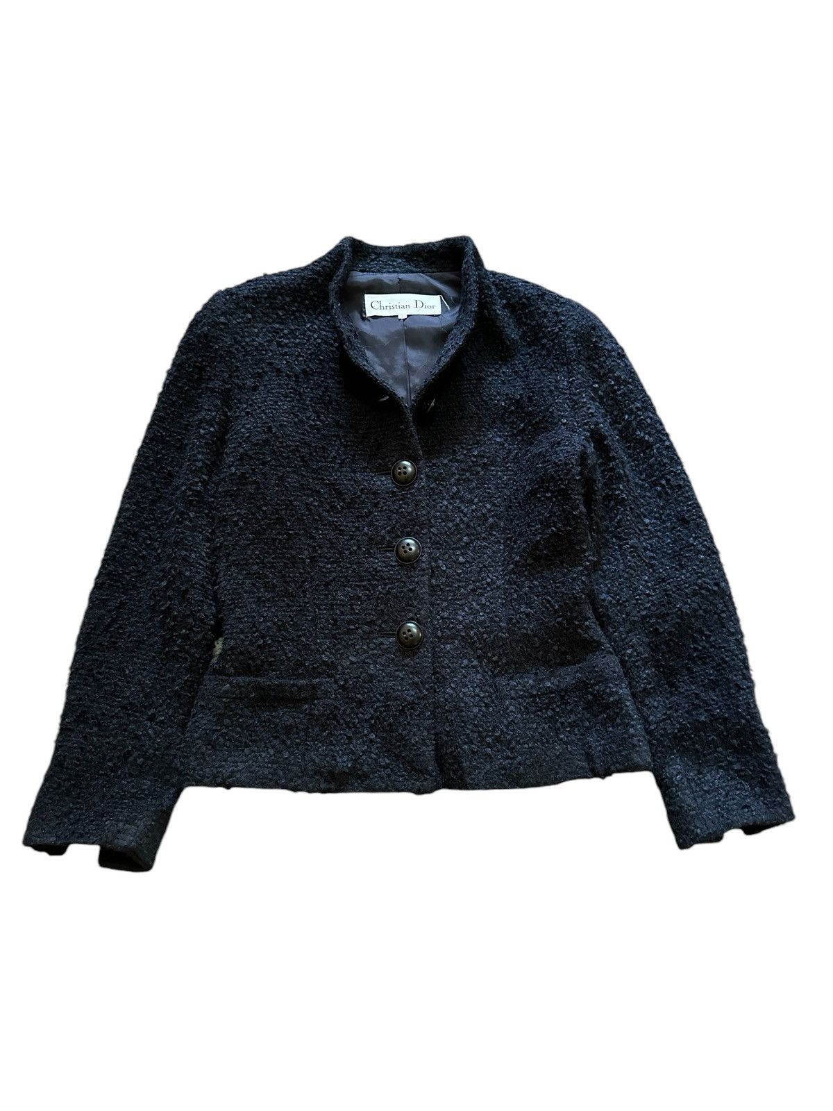 Christian Dior Monsieur Christian Dior Tweed Jacket Size M / US 6-8 / IT 42-44 - 3 Thumbnail