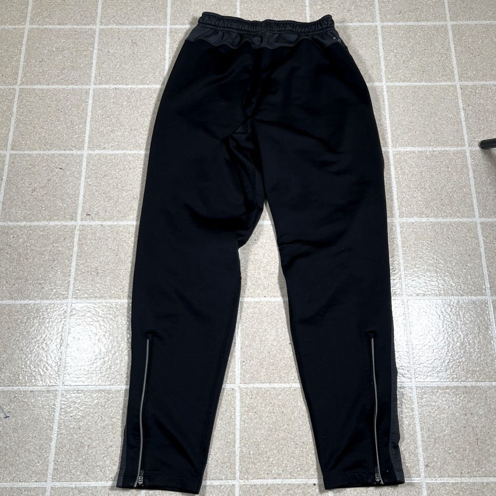 Nike Nike Jogger Pants Men Small Black Reflective Ankle Zip 683142010 Size US 29 - 4 Thumbnail