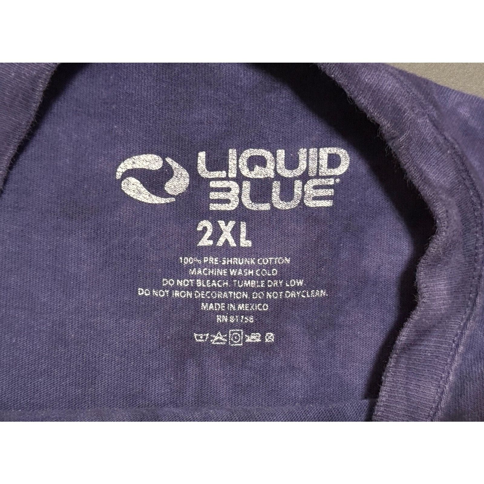 Liquid Blue Liquid Blue Jimi Hendrix Shirt Adult 2XL Multicolor Tie-Dye Graphic Tee Short Sleeve Crew Neck 100% Cotton Unisex Size US XXL / EU 58 / 5 - 2 Thumbnail
