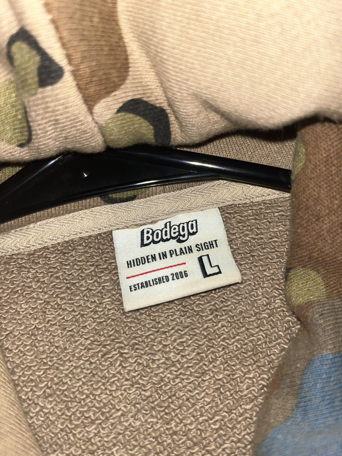 Bodega × Vintage Vintage Bodega Camo Hoodie Size US L / EU 52-54 / 3 - 4 Thumbnail
