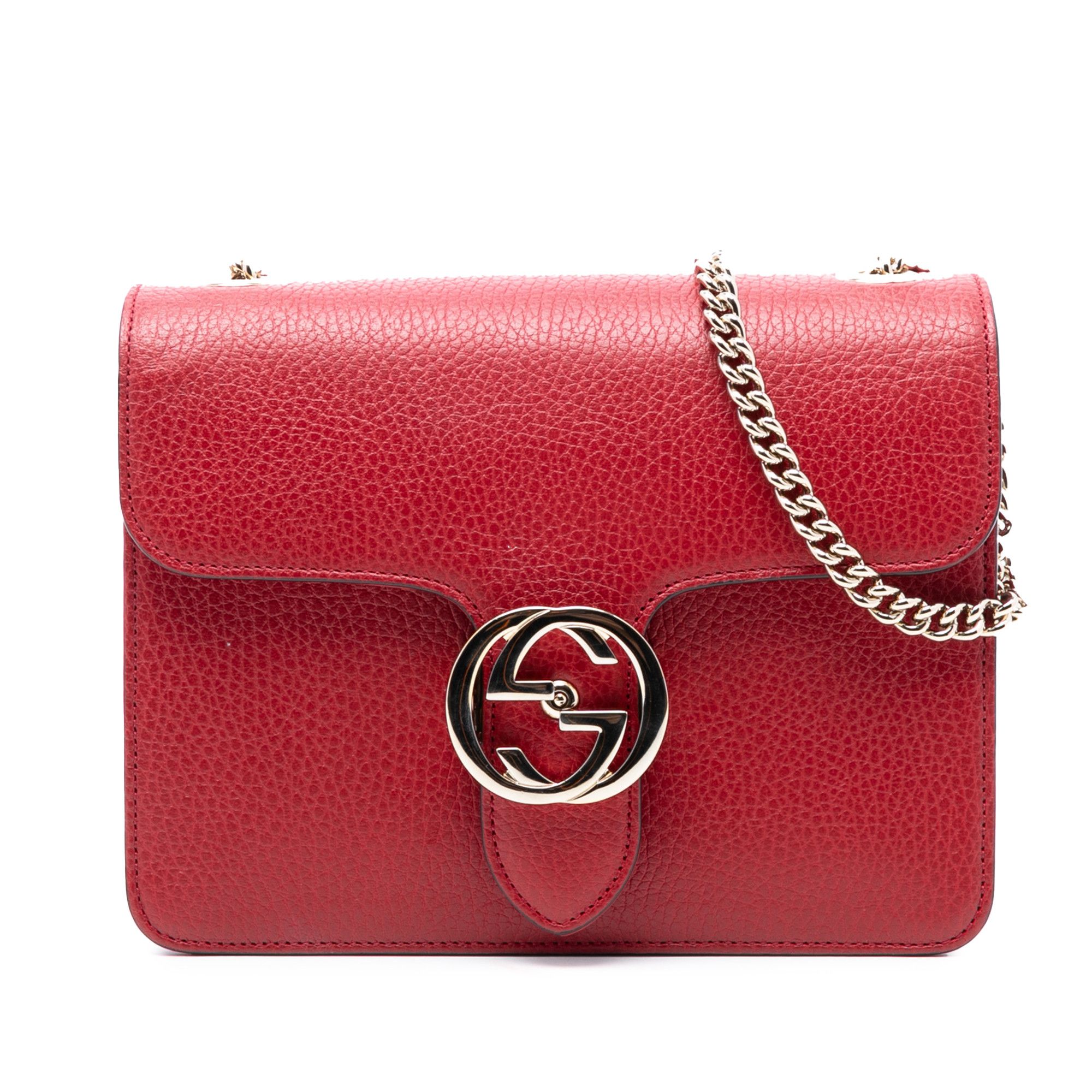 Gucci Gucci Small Dollar Calfskin Interlocking G Crossbody Size ONE SIZE - 1 Thumbnail