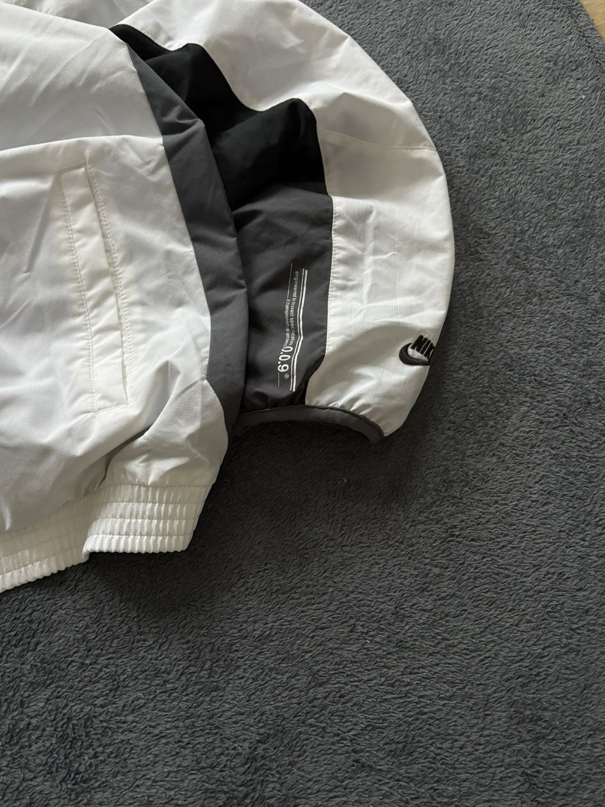 Nike 00s Nike Air Vintage Nylon Oversized Drill Jacket Rare Y2K Size US XXL / EU 58 / 5 - 4 Thumbnail