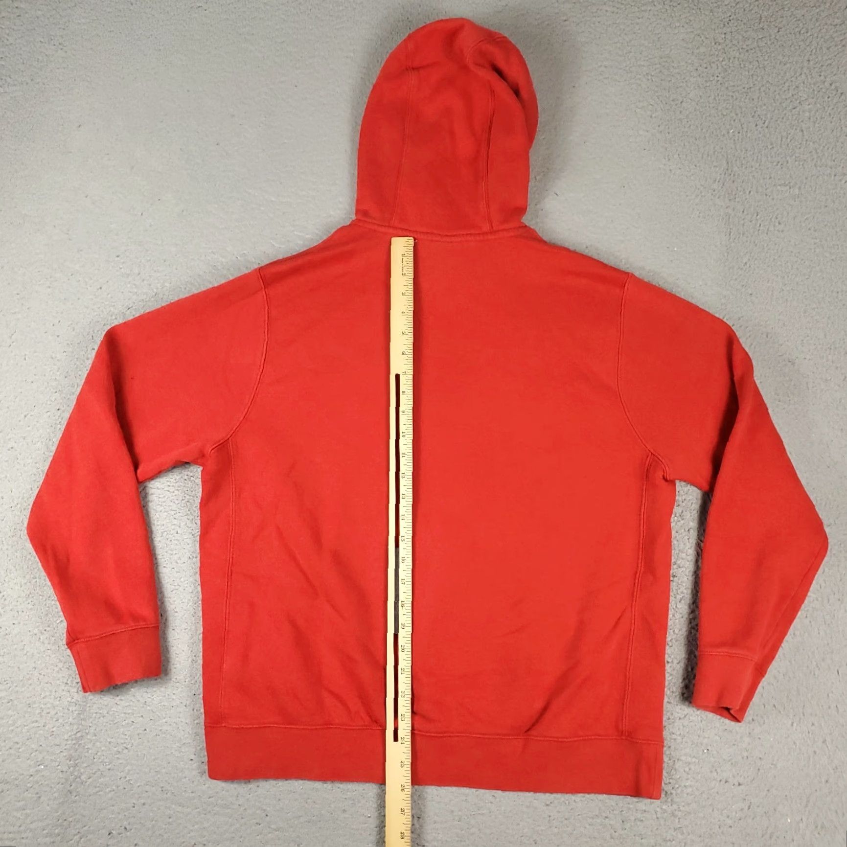 Nike Nike Hoodie Mens L Red Swoosh Pullover Sweatshirt - Mock Neck, Lace Up, Cotton Blend, Fleece, Logo, Regular Fit, All Seasons, Sports, Casual Size US L / EU 52-54 / 3 - 6 Thumbnail