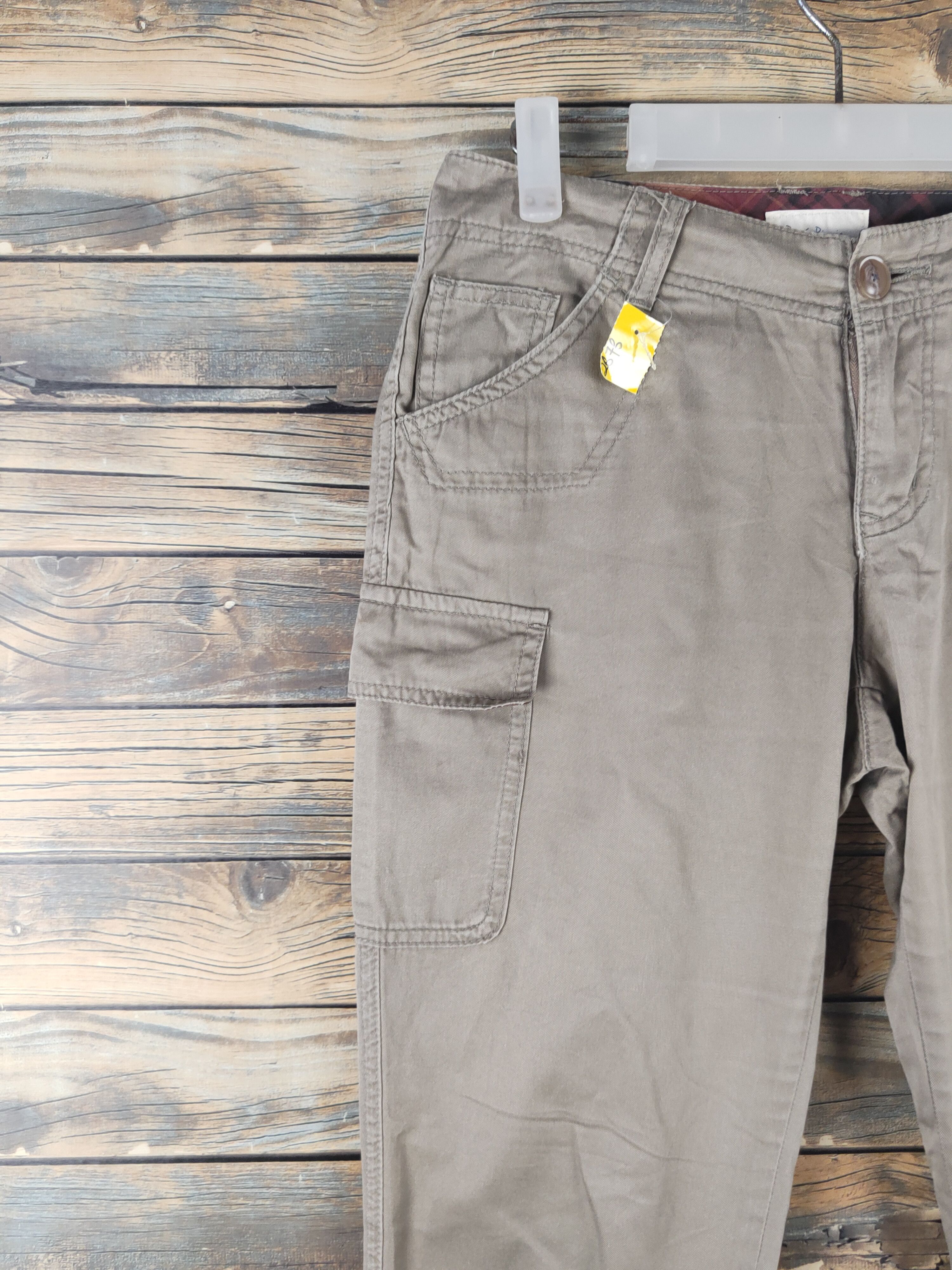 Japanese Brand DL Rope Picnic Beige Multipocket Cargo Pants #2676 Size 28" / US 6 / IT 42 - 3 Thumbnail