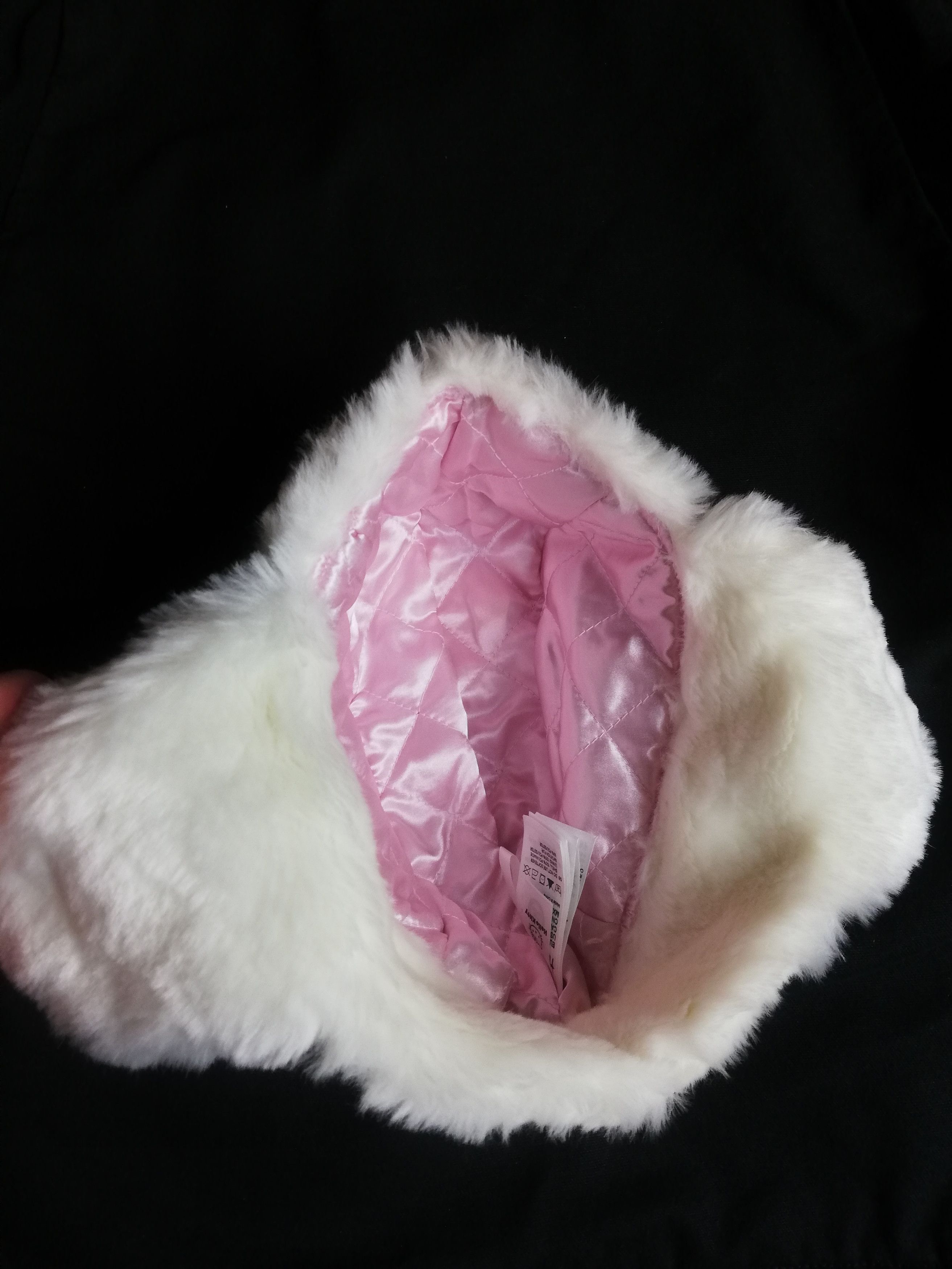 Anime Hello Kitty y2k Aviator Trapper Hat Faux Fur White Size ONE SIZE - 7 Thumbnail