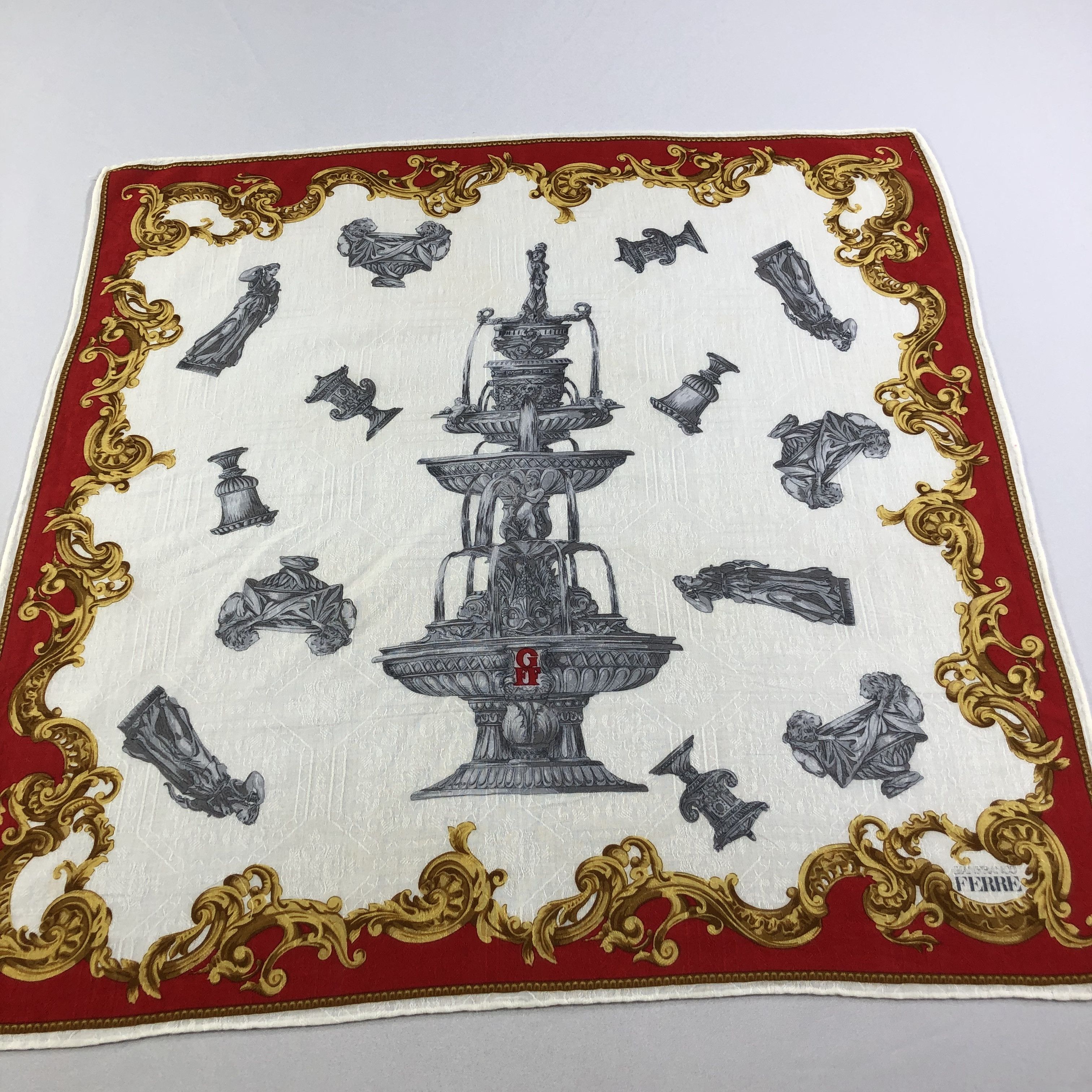 Gianfranco Ferre Gianfranco Ferre Handkerchief Neckerchief Bandana H1813 Size ONE SIZE - 2 Thumbnail