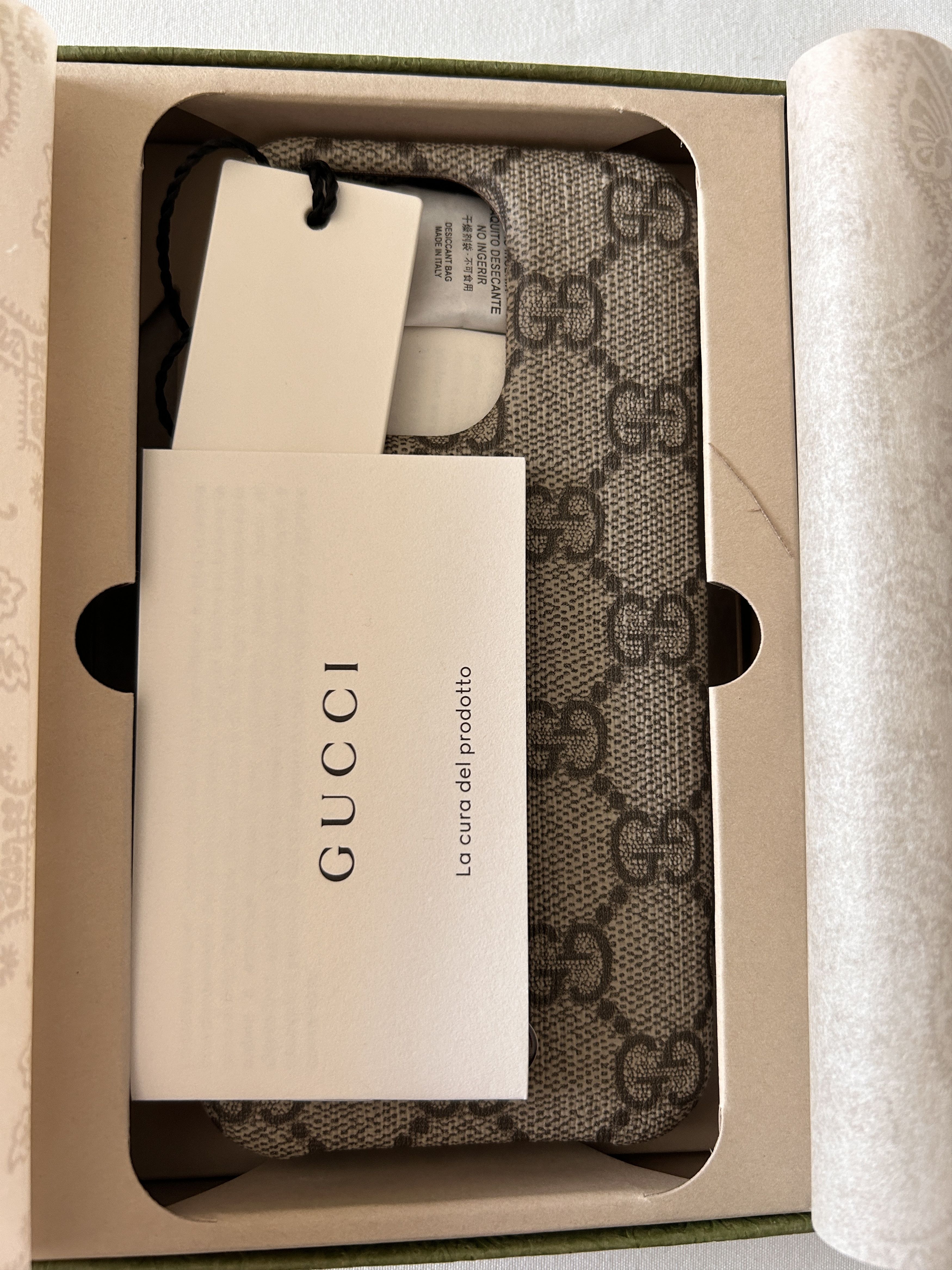 Gucci NWT GUCCI | Ophidia GG iPhone 14 Pro case Size ONE SIZE - 6 Thumbnail