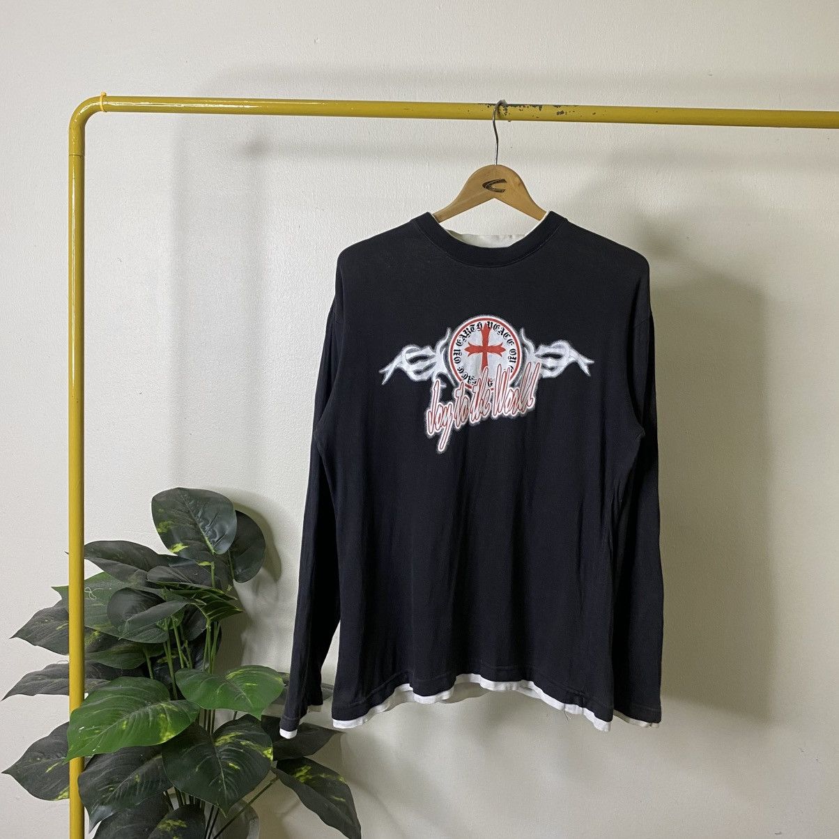 If Six Was Nine JapanBrand Tribal Double Layer Japanese Cyber Gothic Punk Ls Size US M / EU 48-50 / 2 - 1 Thumbnail