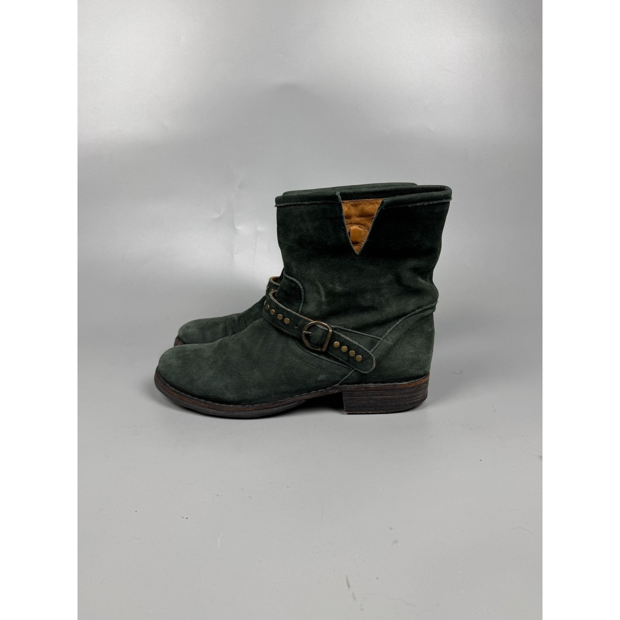 Fiorentini + Baker Florentini + Baker Distressed Suede Ankle Boots (Y1175) Size US 6.5 / EU 39-40 - 4 Thumbnail