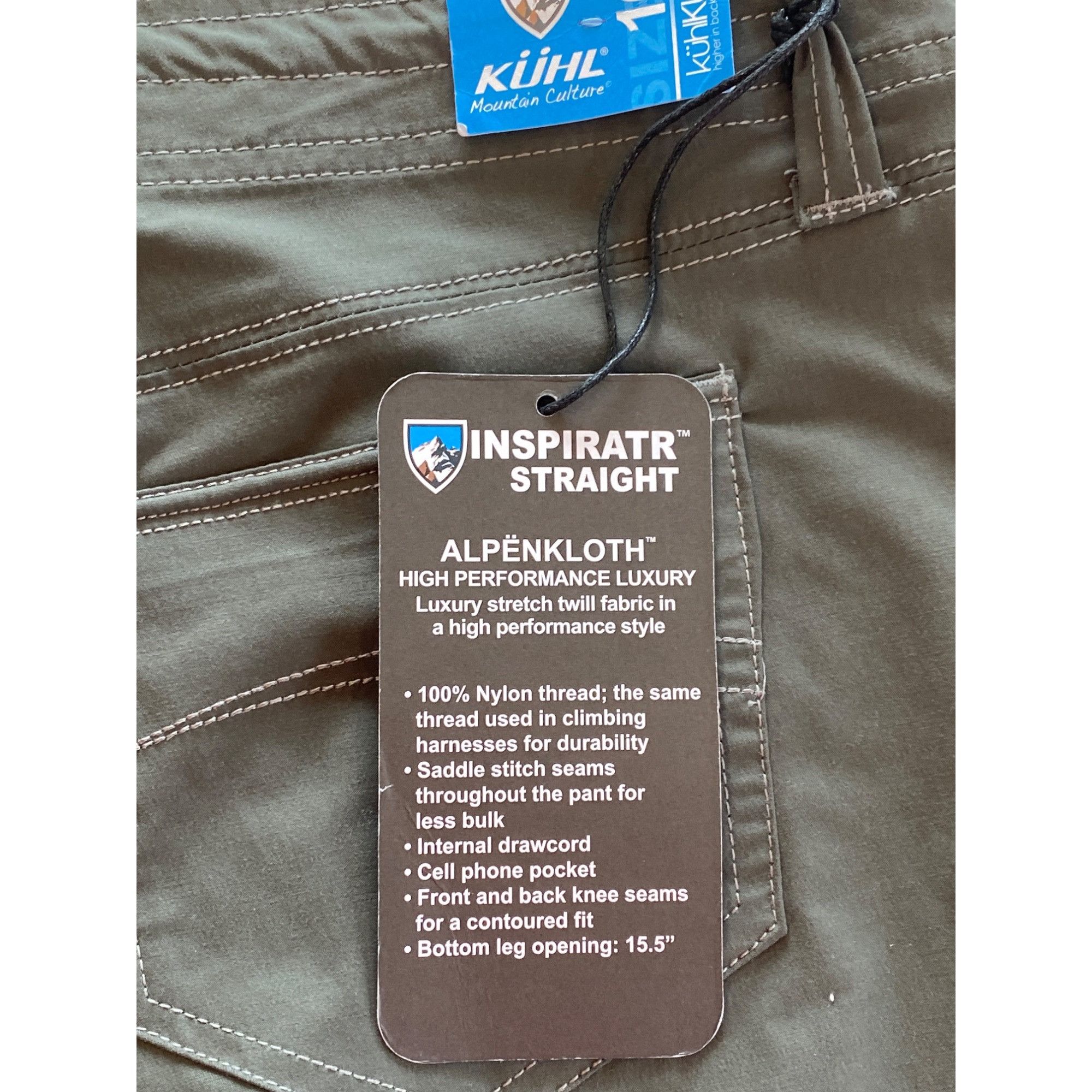 Kuhl NWT Kuhl Inspiratr Straight Hiking Pants Stretch Gray Size 1 Size 32" / US 10 / IT 46 - 4 Thumbnail