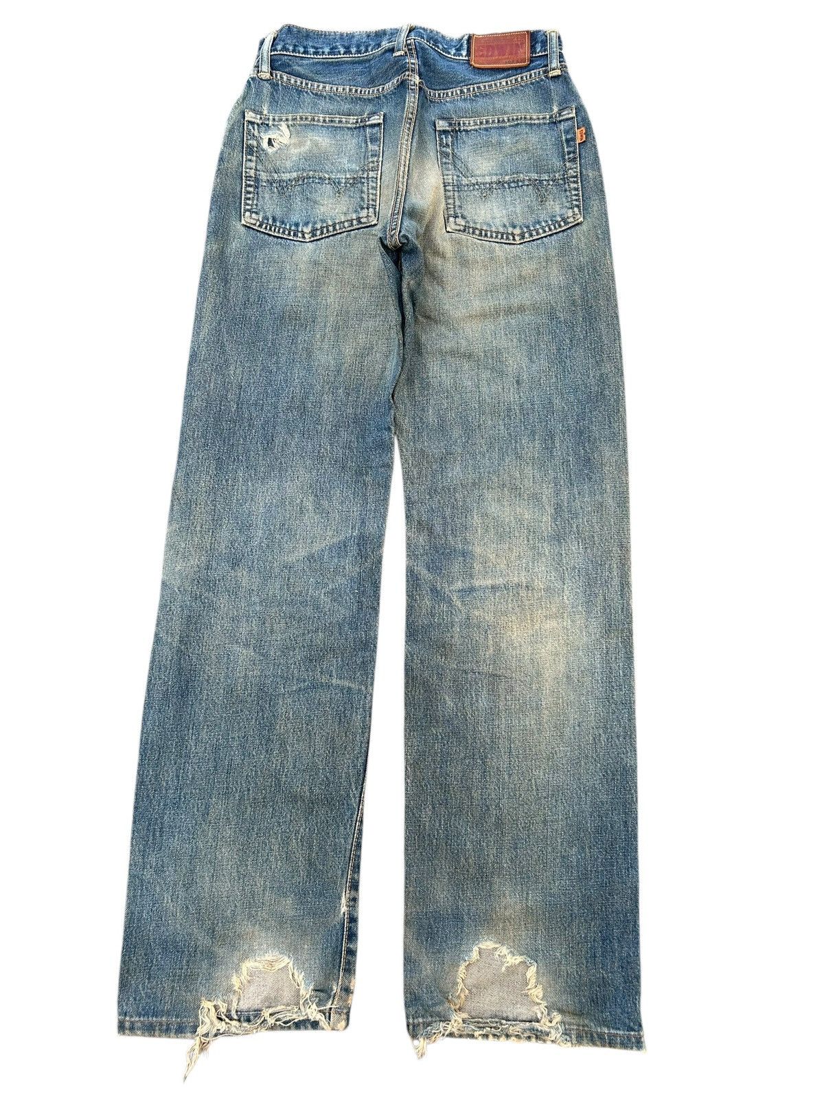 Edwin × If Six Was Nine × Kapital Vtg Edwin Selvedge Distressed Rusty Mudwash Denim Size US 28 / EU 44 - 9 Thumbnail