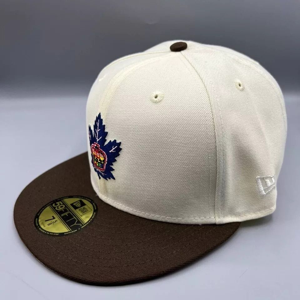 New Era Toronto Marlies Hat Men 7 5/8 59Fifty New Era AHL Fitted Cap Size ONE SIZE - 3 Thumbnail