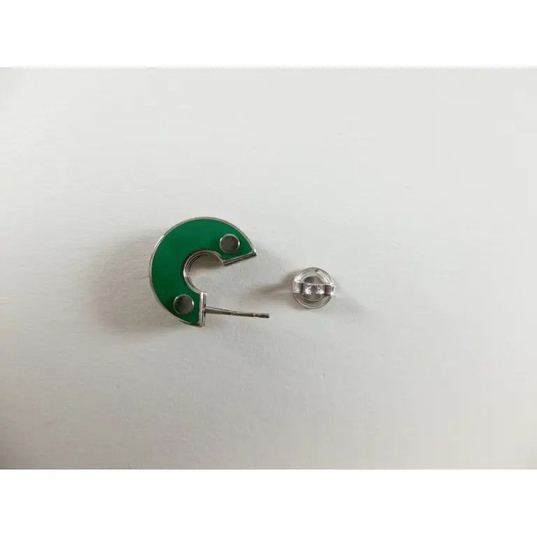 Bottega Veneta o1n1vont1124 Size: OS / Bolt Sterling Earring Green Size ONE SIZE - 4 Thumbnail