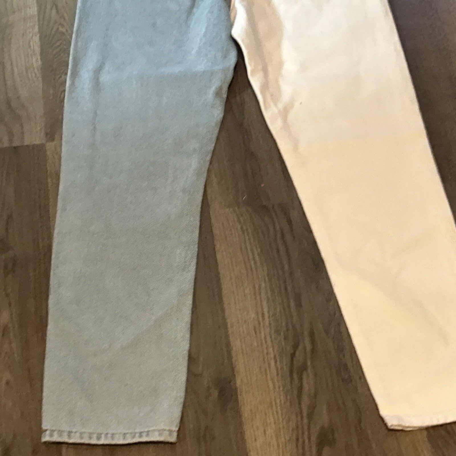 Other Adika Size Small Women’s Two Toned White & Denim Jeans New Size 26" / US 2 / IT 38 - 16 Thumbnail