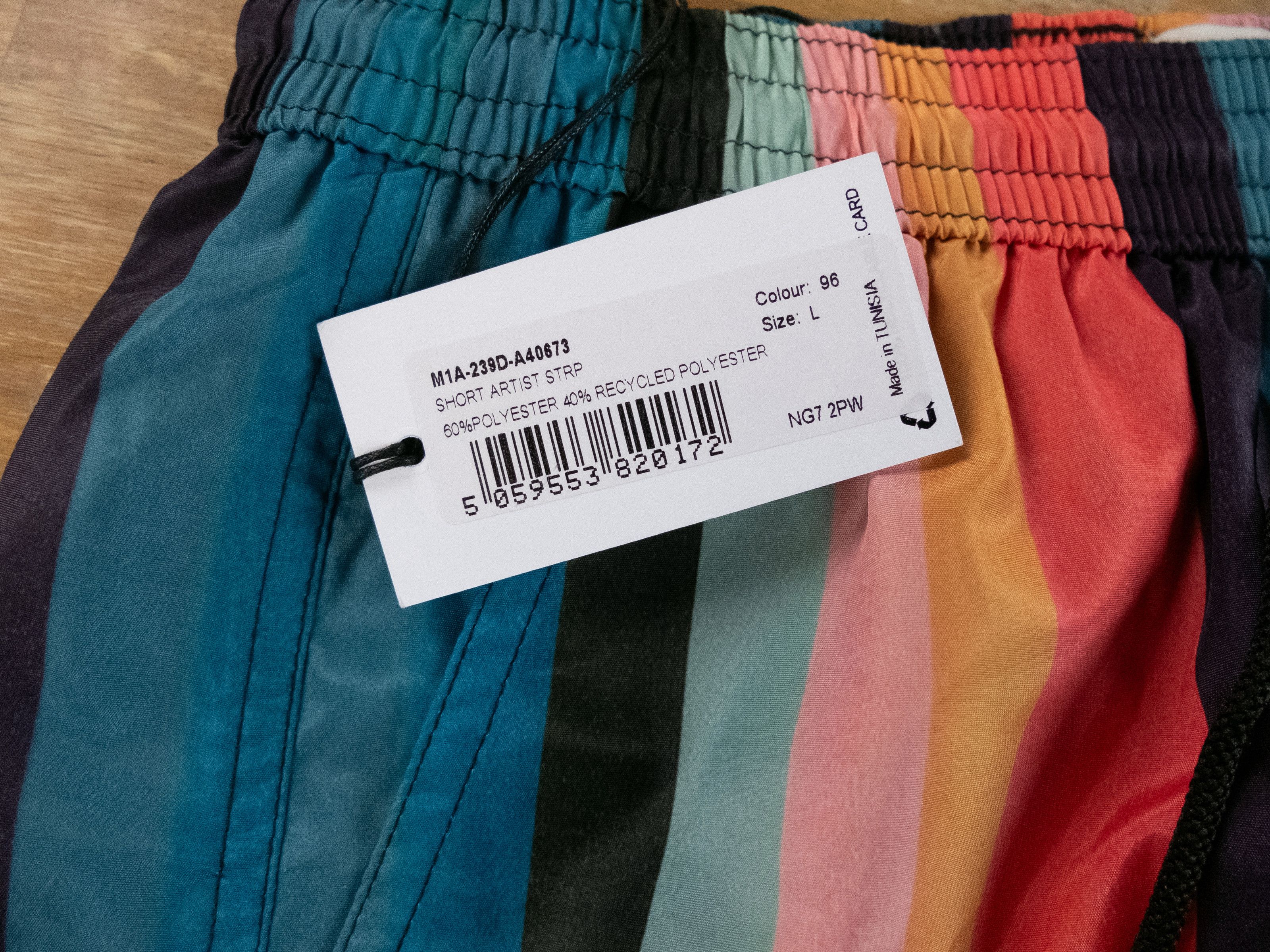 Paul Smith PAUL SMITH short classic artist stripe swim shorts Large Size US 34 / EU 50 - 5 Thumbnail