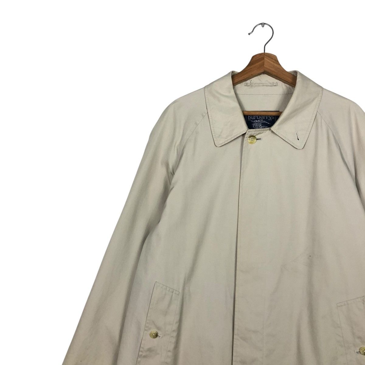 Burberry 🔥VINTAGE LONG JACKET BUTTON BURBERRYS Size US M / EU 48-50 / 2 - 10 Thumbnail