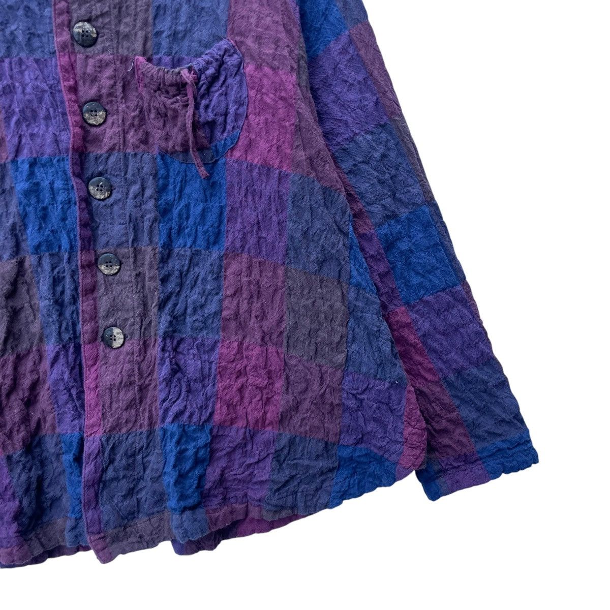 💥Rare Japanese Brand Dartisula Checked Pleat Please