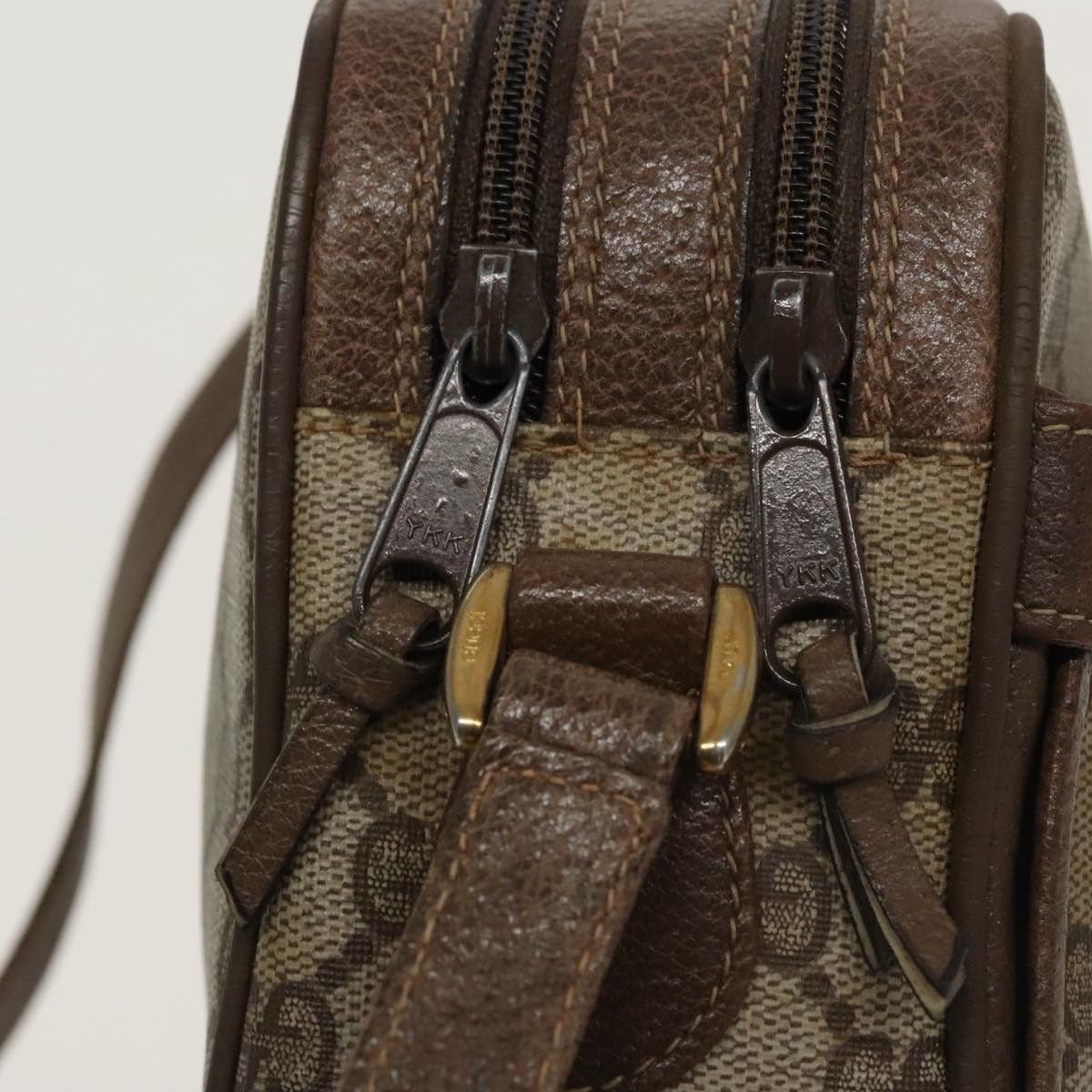 Gucci GUCCI GG Supreme Web Sherry Line Shoulder Bag Pvc Beige 93 Size ONE SIZE - 8 Thumbnail