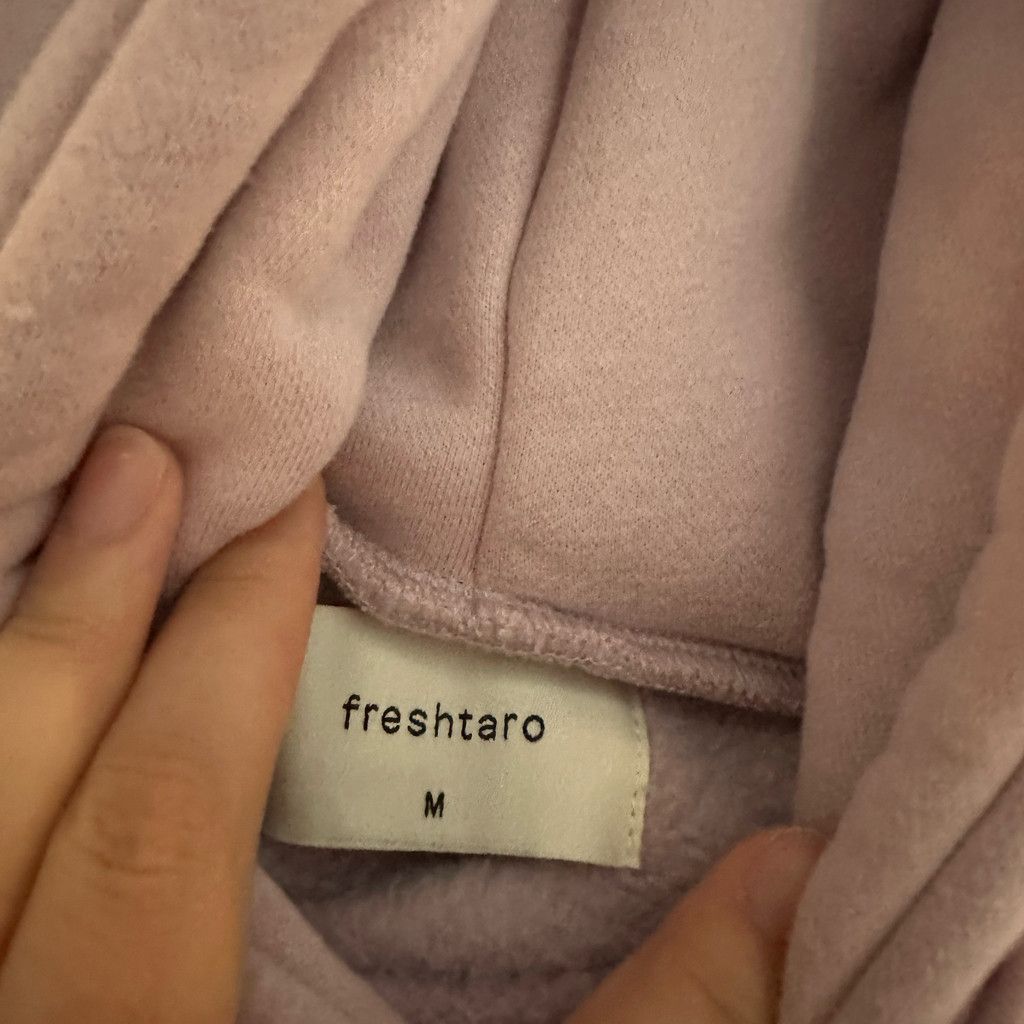 Zara Light Lilac Fleece Hoodie Size L / US 10 / IT 46 - 9 Thumbnail