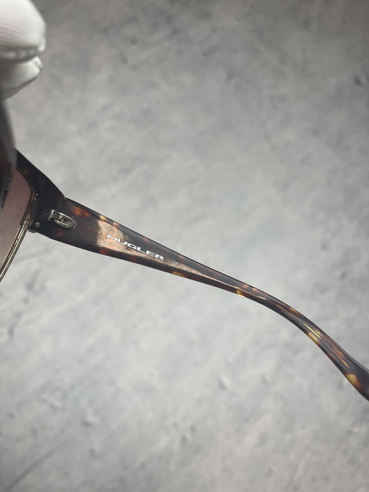 Thierry Mugler × Vintage Vintage brown sunglasses TM 10199 ladies Mugler 00s Size ONE SIZE - 8 Thumbnail