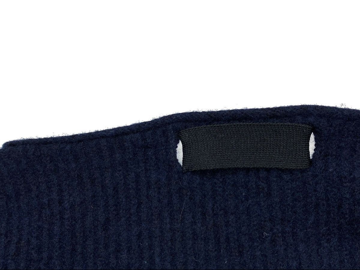 Helmut Lang HELMUT LANG WOMEN NAVY BLUE SWEATER COTTON WOOL SIZE S Size S / US 4 / IT 40 - 9 Thumbnail