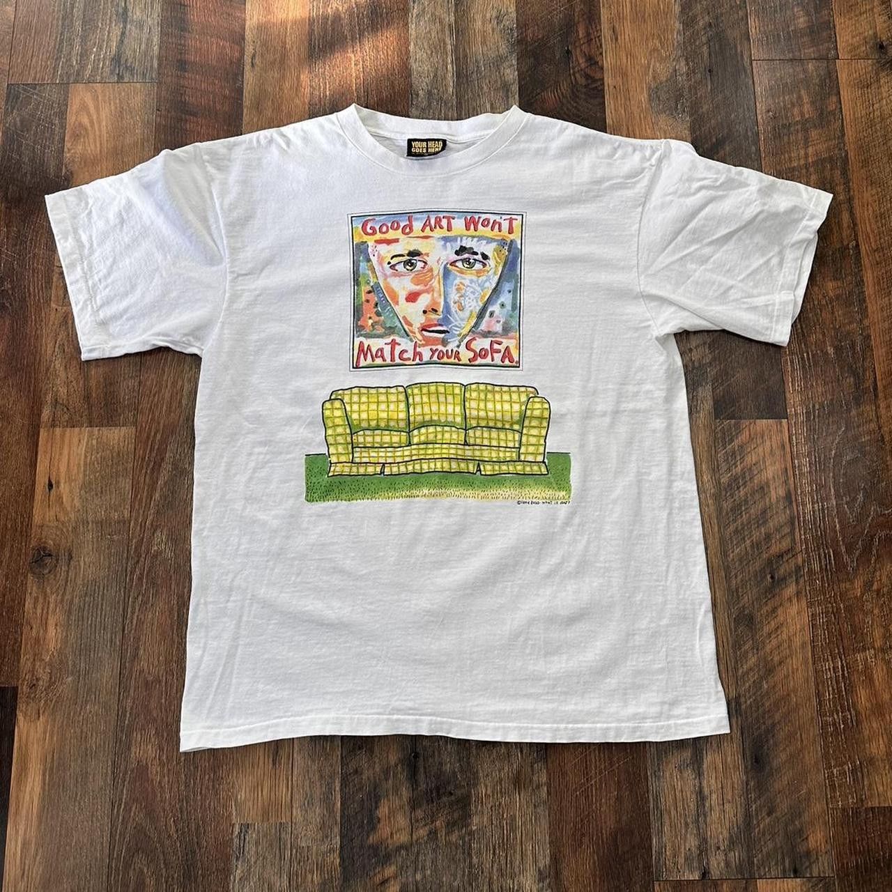 image of Vintage Art Tee in White, Men's (Size XL)