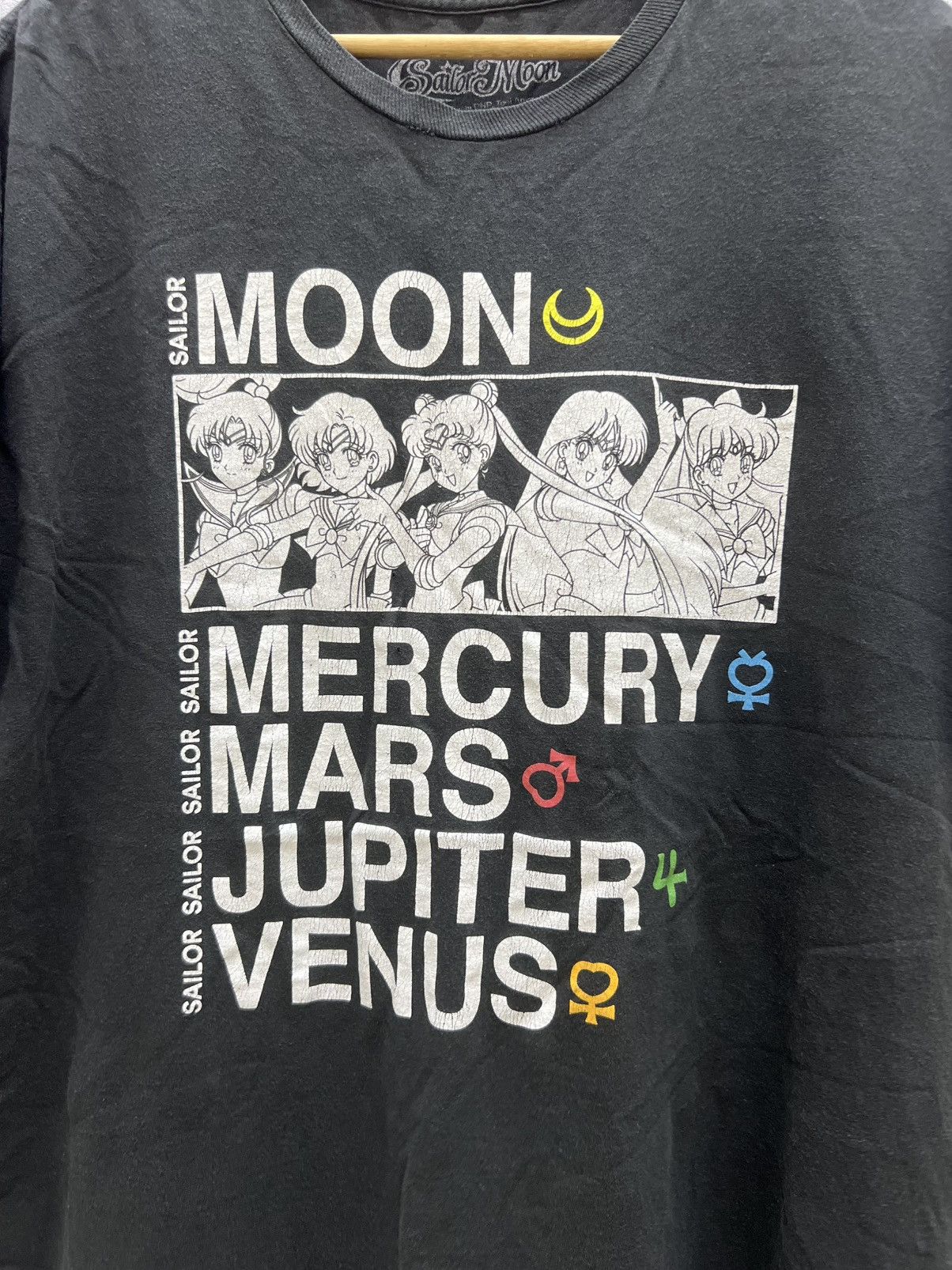 Anime Faded Toei Animation Japanese Manga Sailor Moon Anime Tshirt Size US XXL / EU 58 / 5 - 3 Thumbnail
