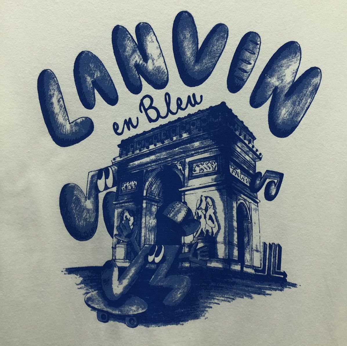 Lanvin Vintage Lanvin en Bleu T-Shirt Size US M / EU 48-50 / 2 - 3 Thumbnail