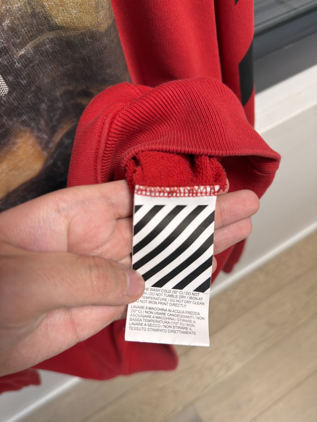 Off-White OFF-WHITE Monalisa RED Hoodie Size US S / EU 44-46 / 1 - 5 Thumbnail