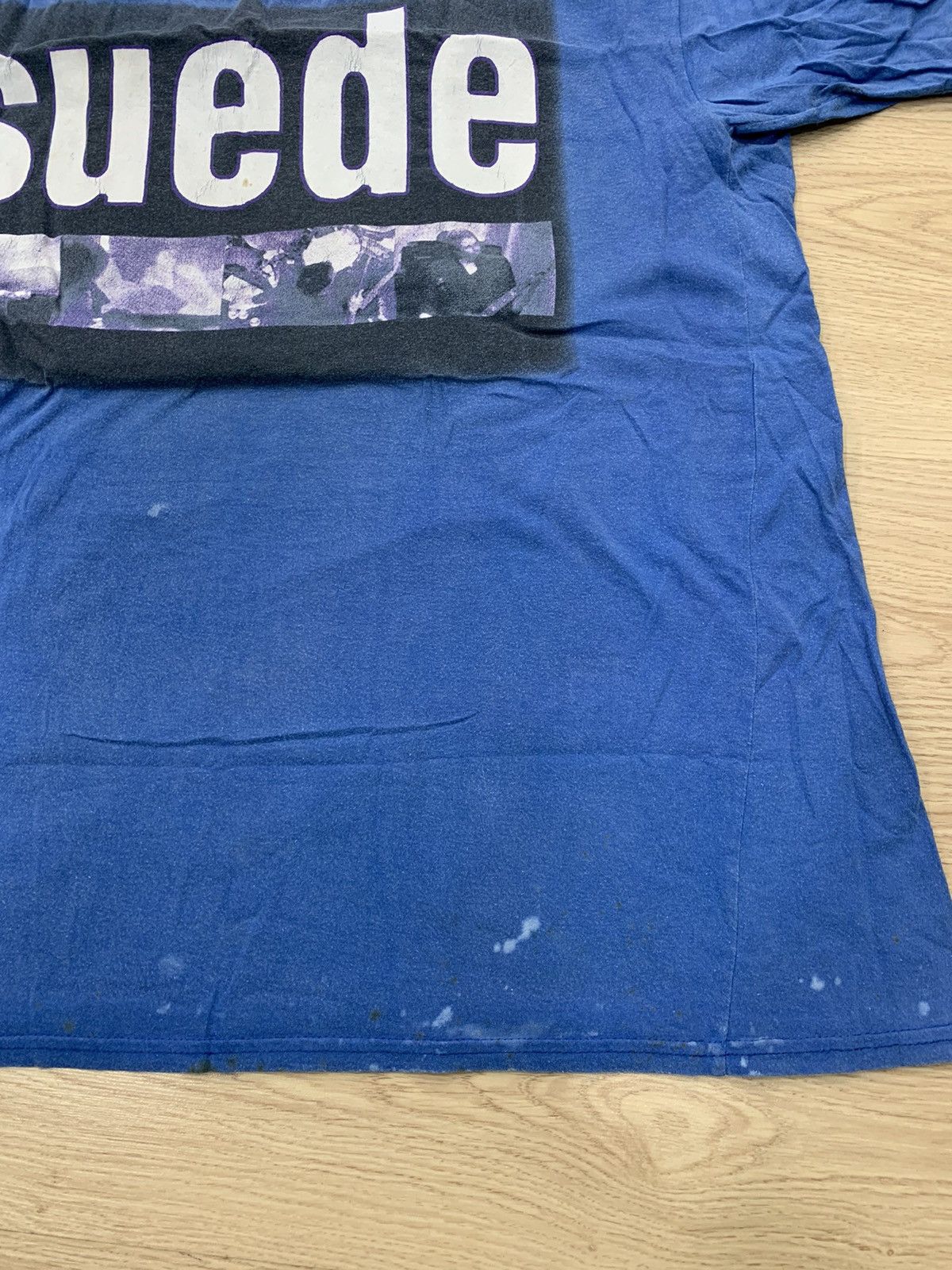 Band Tees × Rap Tees VTG SUEDE TOUR BAND SHIRT DEFTONES MANIC BLUR Size US XL / EU 56 / 4 - 4 Thumbnail