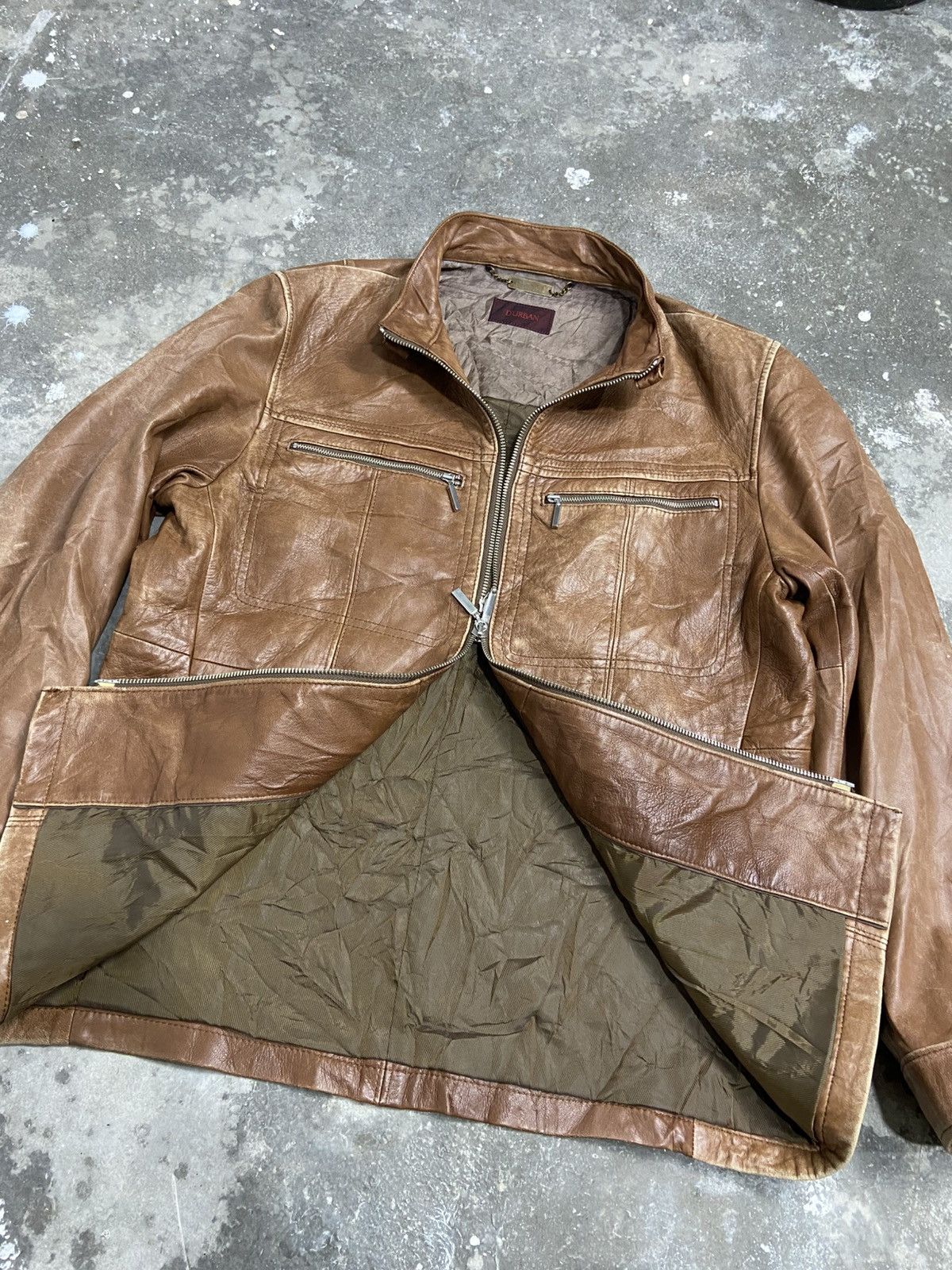 Genuine Leather VINTAGE D URBAN SHEEP GENUINE LEATHER JACKET Size US M / EU 48-50 / 2 - 5 Thumbnail