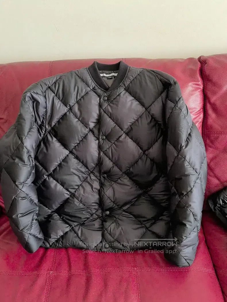Neighborhood Neighborhood Checkerboard Down Jacket Coat Size US L / EU 52-54 / 3 - 3 Thumbnail