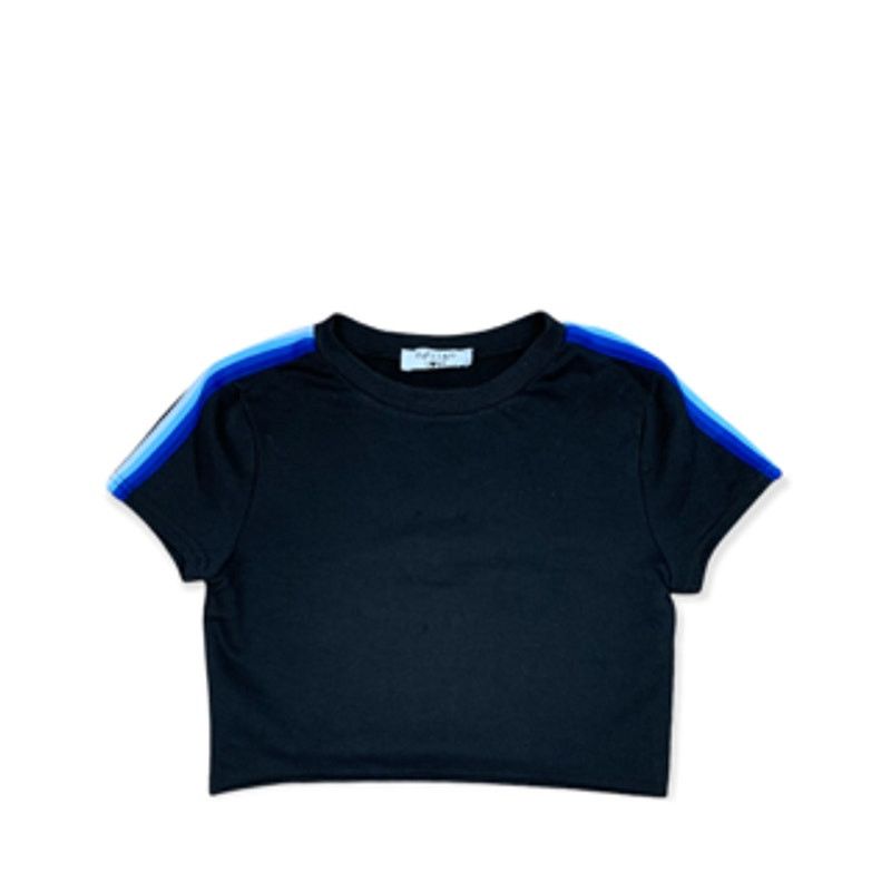 Nordstrom Falling Love | Striped Detail Crop Top | XS Size XS / US 0-2 / IT 36-38 - 3 Thumbnail