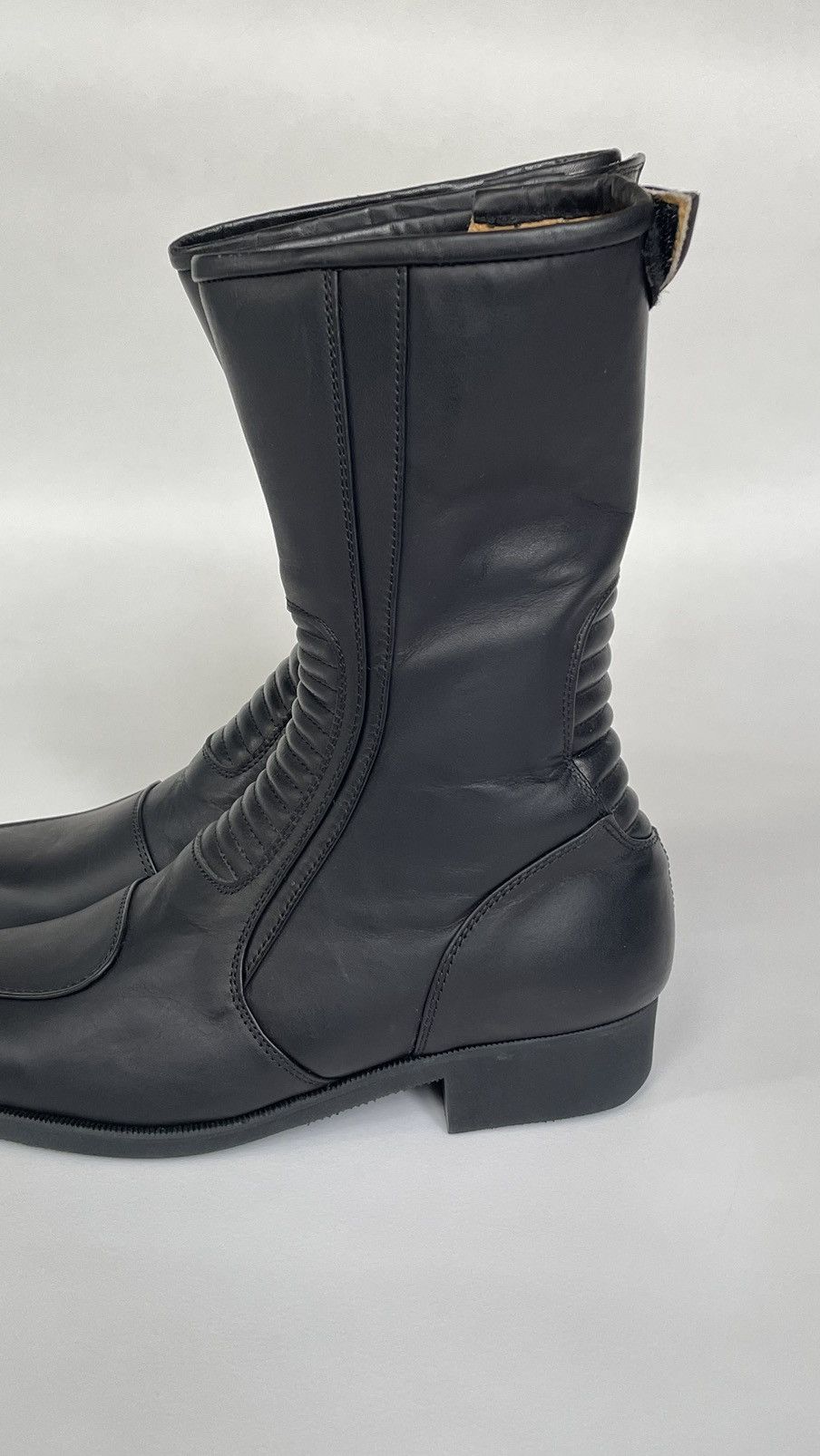 Comme des Garcons Black Leather Motorcycle Boots Size US 7 / IT 37 - 10 Thumbnail