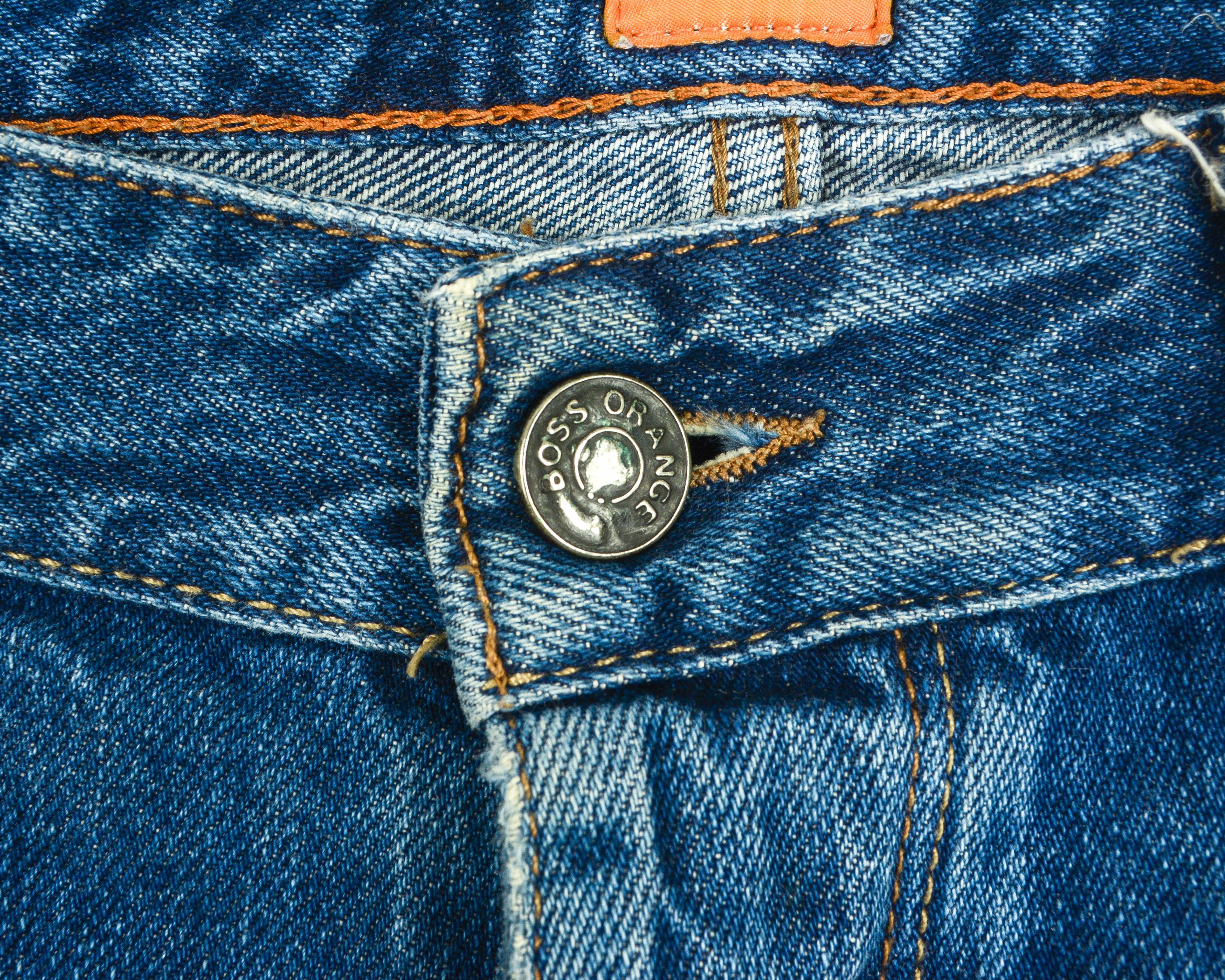Hugo Boss HUGO BOSS Orange 25 W33 L32 Regular Fit Jeans Denim Pants Size US 33 - 3 Thumbnail