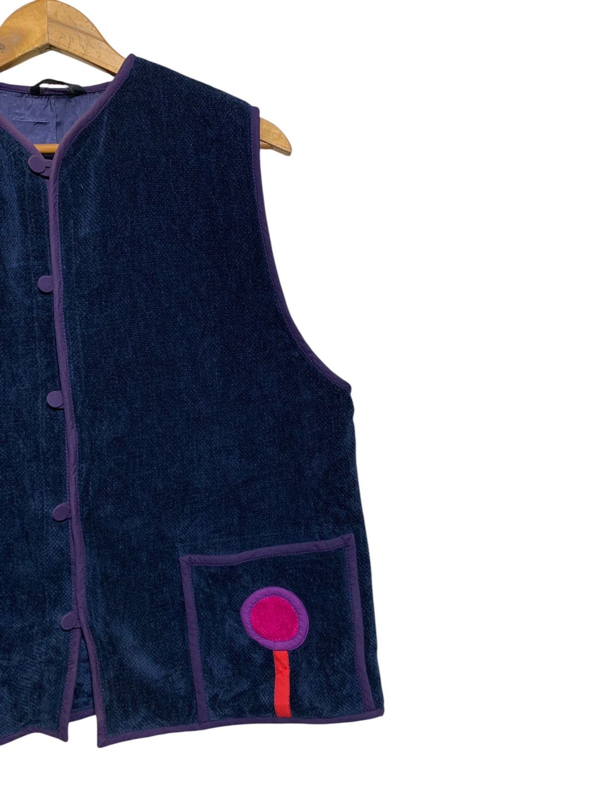 Annikki Karvinen 🔥ANIKKI KARVINEN FINLAND VELVET VEST JACKETS Size US L / EU 52-54 / 3 - 3 Thumbnail