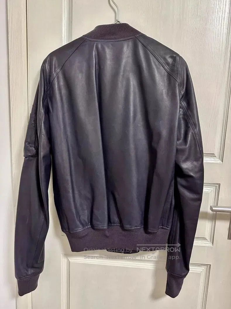 Rick Owens Rick Owens MA1 Lambskin Leather Jacket . Size US L / EU 52-54 / 3 - 2 Thumbnail