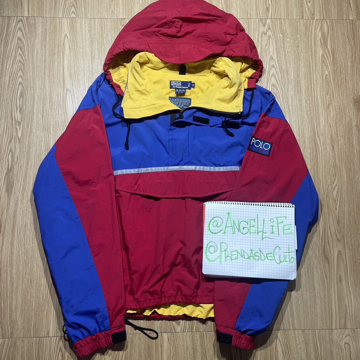 Polo Ralph Lauren × Ralph Lauren × Vintage Anorak Jacket Polo Hi Tech Vintage 1992 Size US XL / EU 56 / 4 - 3 Thumbnail