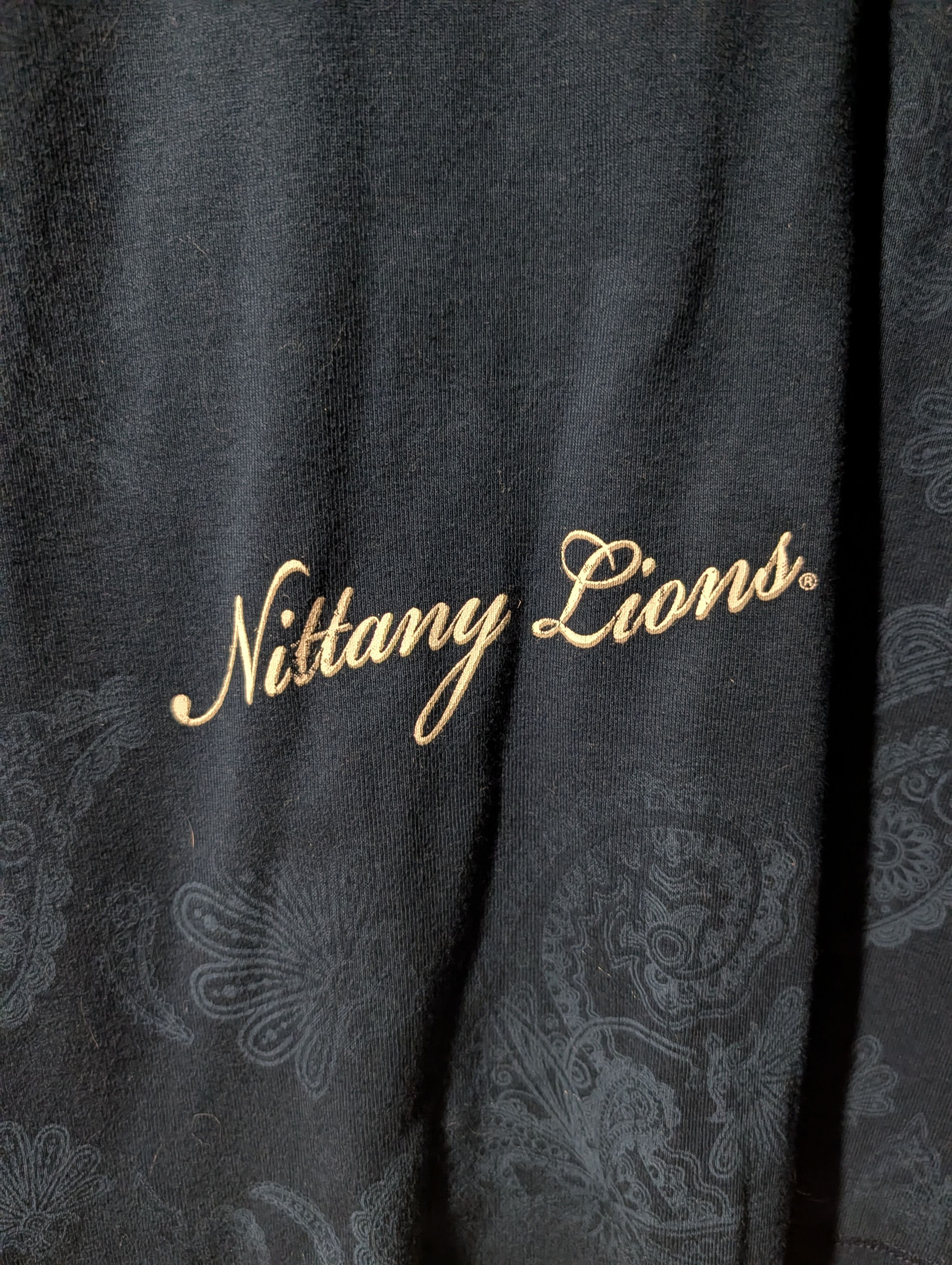NCAA NWT Penn State Nittany Lions Hoodie Paisley Studio Y2K Size L / US 10 / IT 46 - 9 Thumbnail