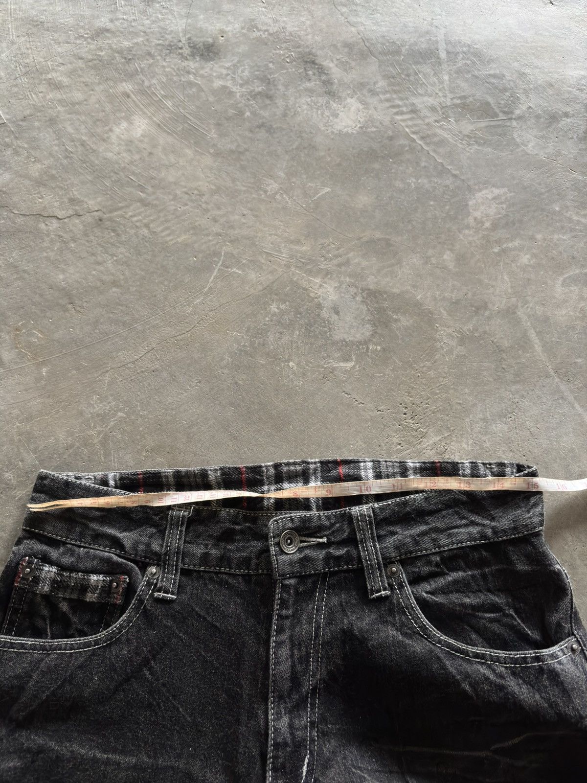 Hysteric Glamour Y2K wing stimulator backhit design punk gothic washed jeans Size US 30 / EU 46 - 17 Thumbnail
