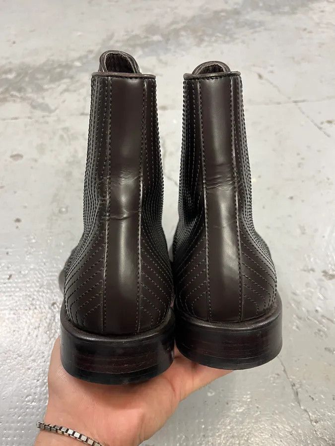 Dirk Bikkembergs Dirk Bikkembergs Brown Leather Lined Ankle Boots Size US 8.5 / EU 41-42 - 5 Thumbnail