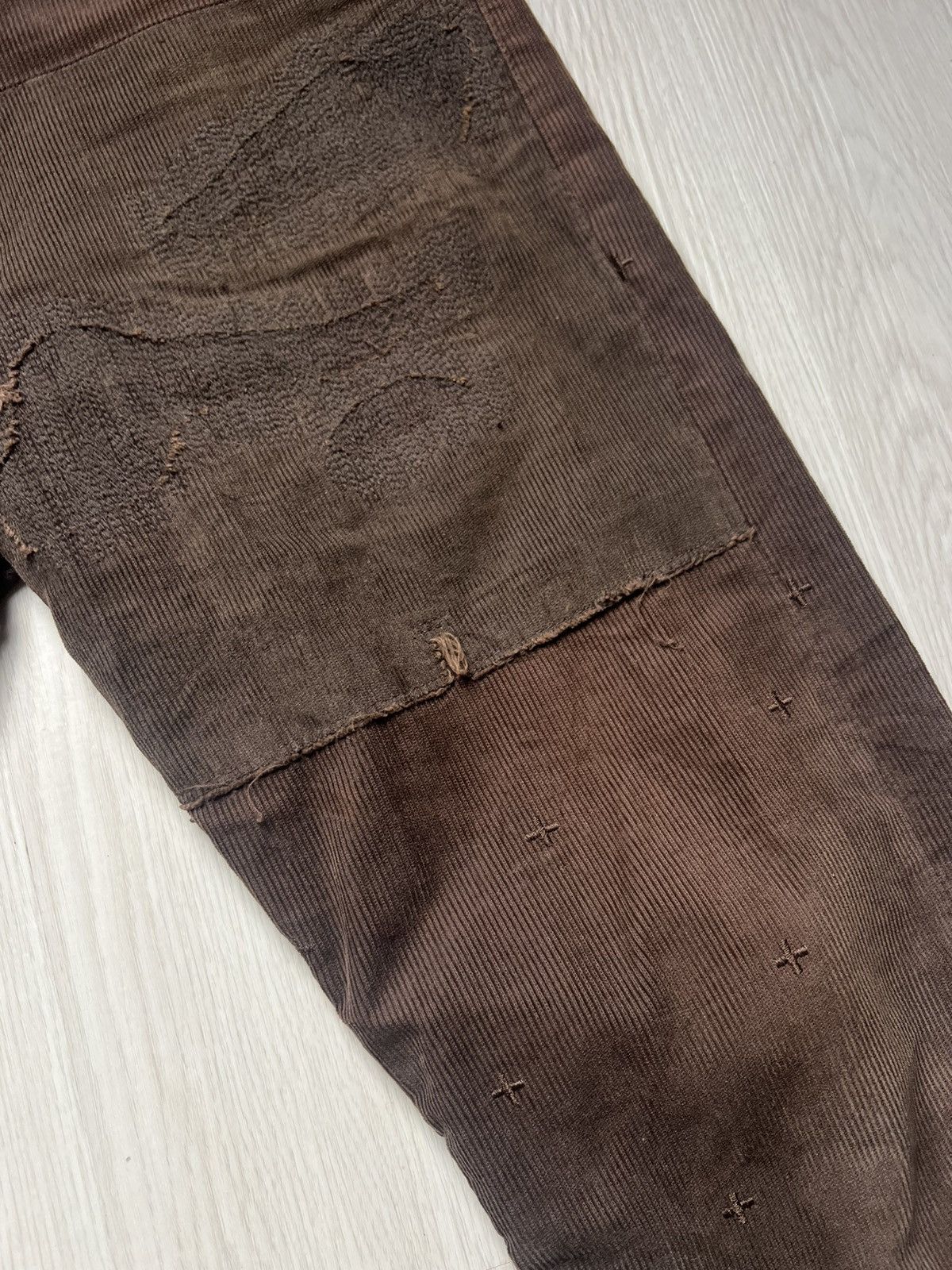 NADA Rebirth To Tabura Rasa Boro Leather Pocket Like Undercover Size US 31 - 6 Thumbnail